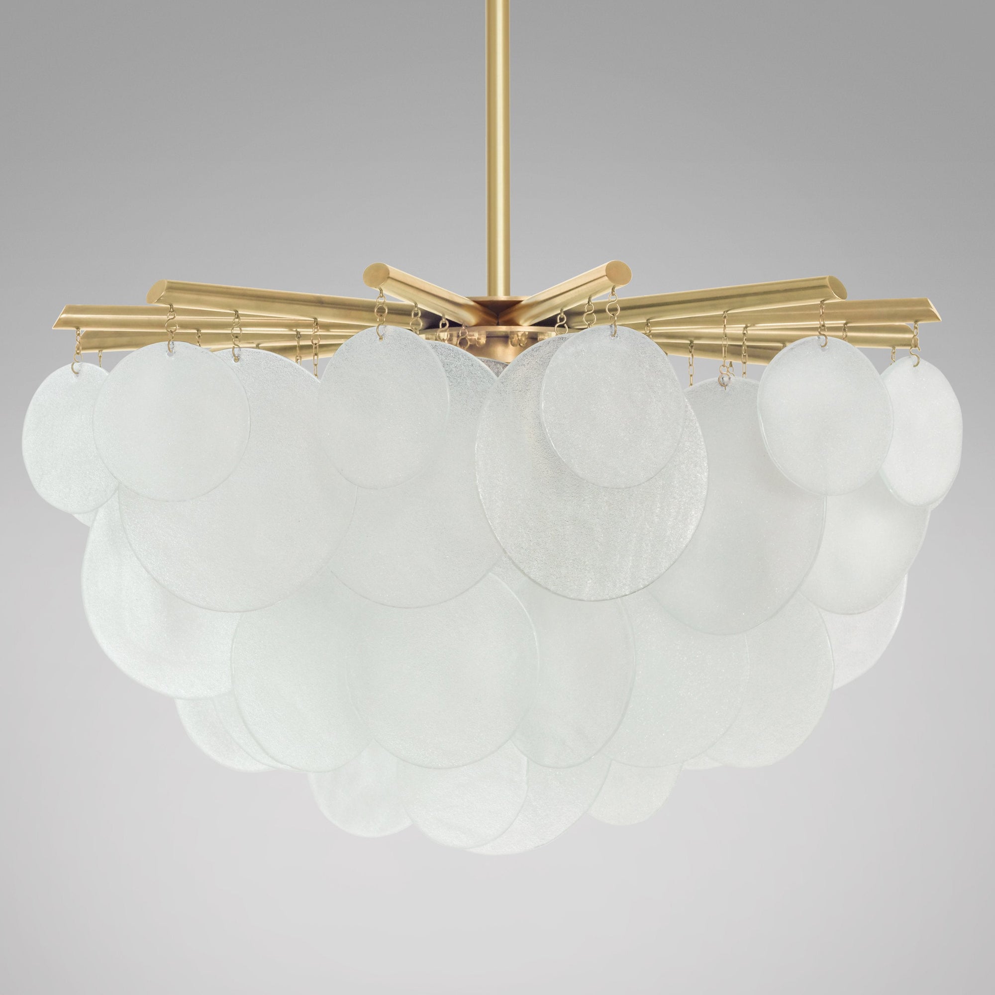 Ella Glass Round Pendant 35'' 47''