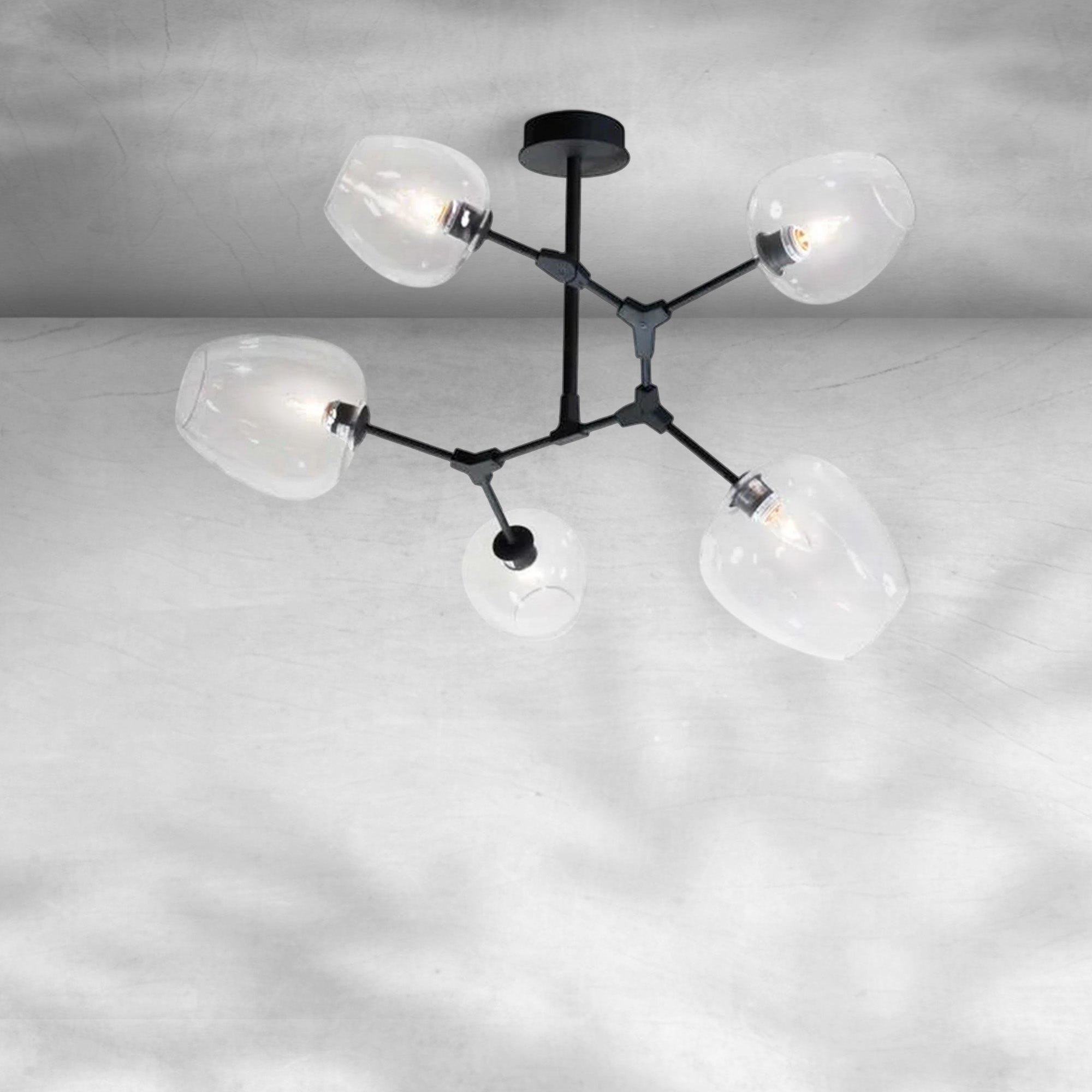 Covington Drop  Globe Branching Bubble Chandelier 30''