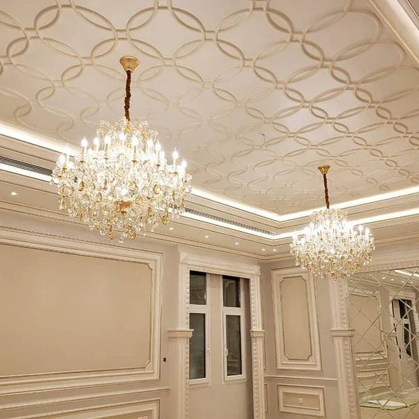 Allumage Extra Wide Classic Crystal Chandelier
