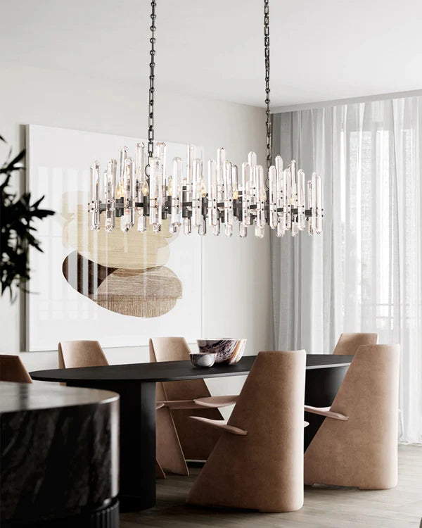 Bonington Rectangular chandelier  54” 72"