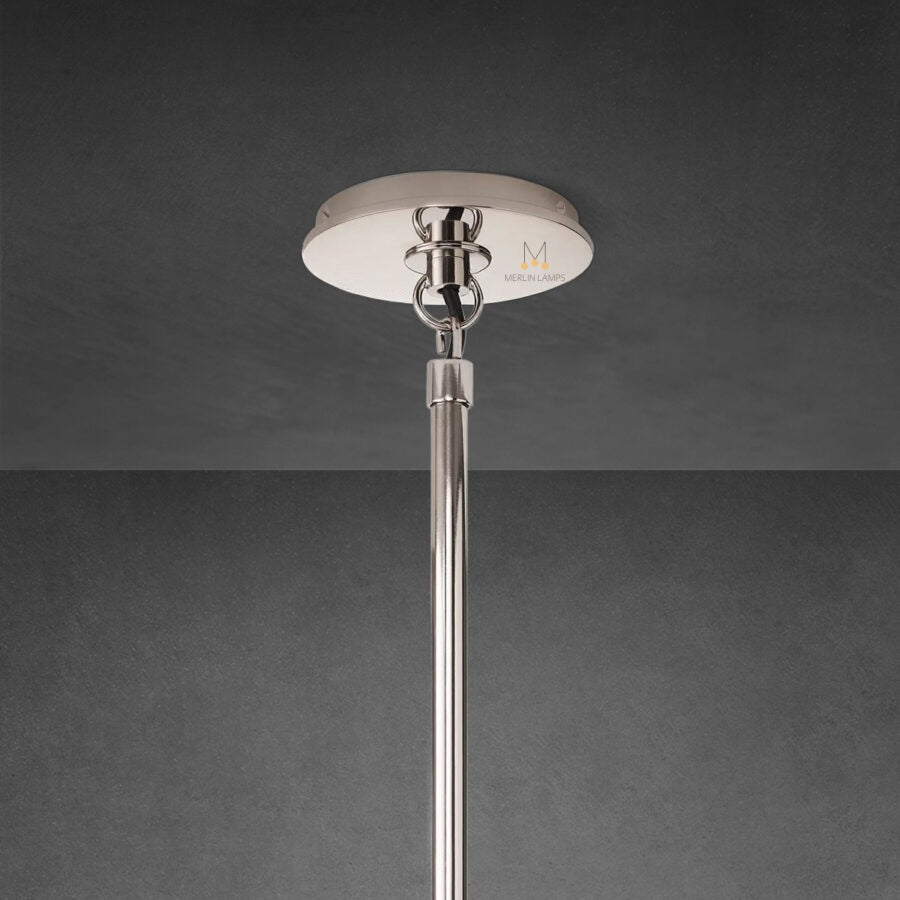 Bistro Globe Clear Glass Chandelier 56″