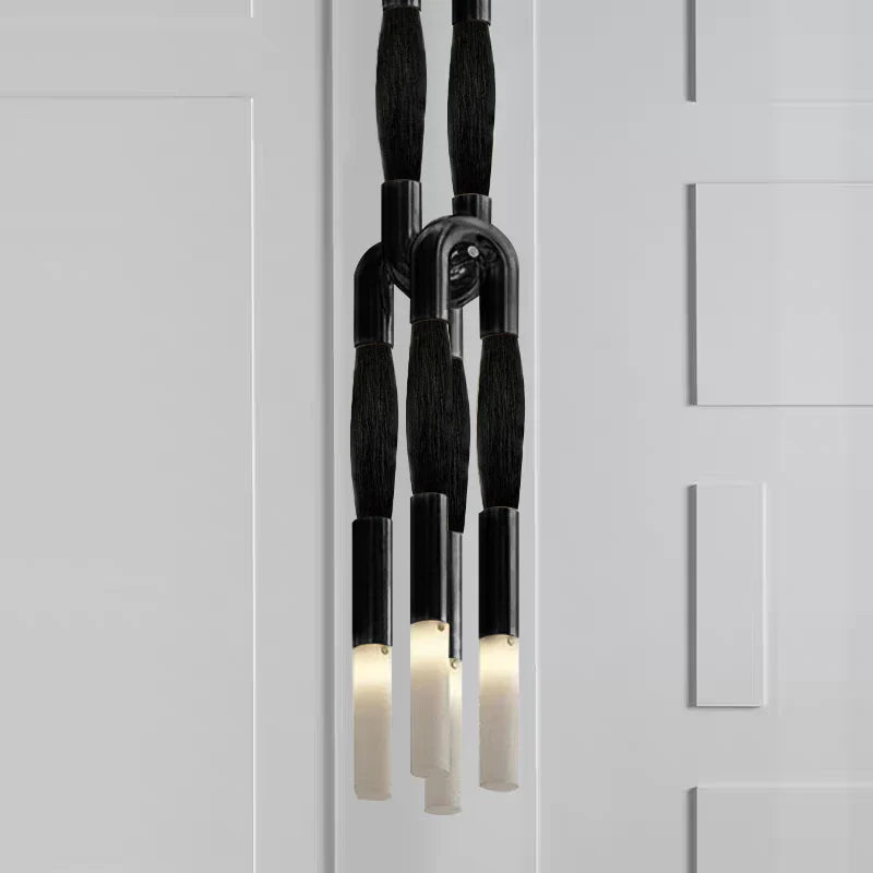 Heritage Horsehair 4-Light Pendant