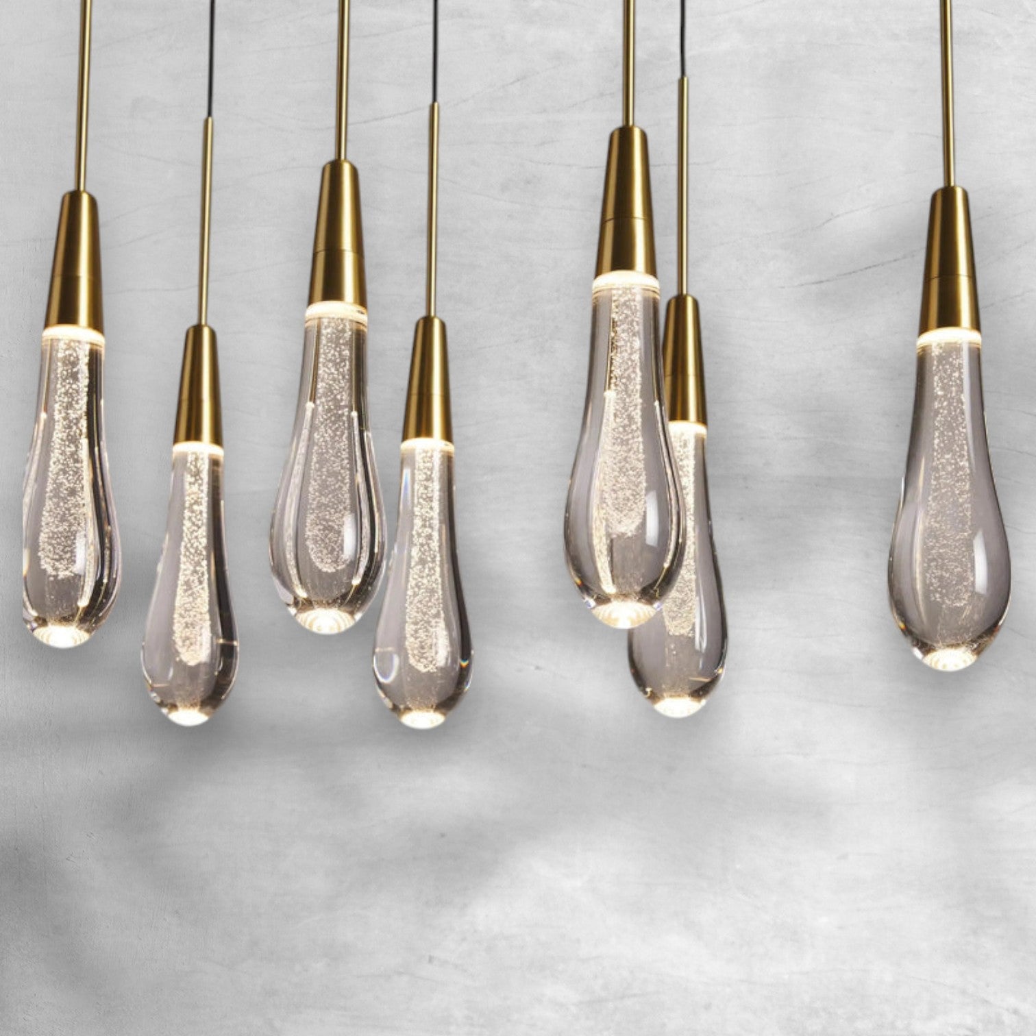 Soltaire Linear Chandelier 37"W