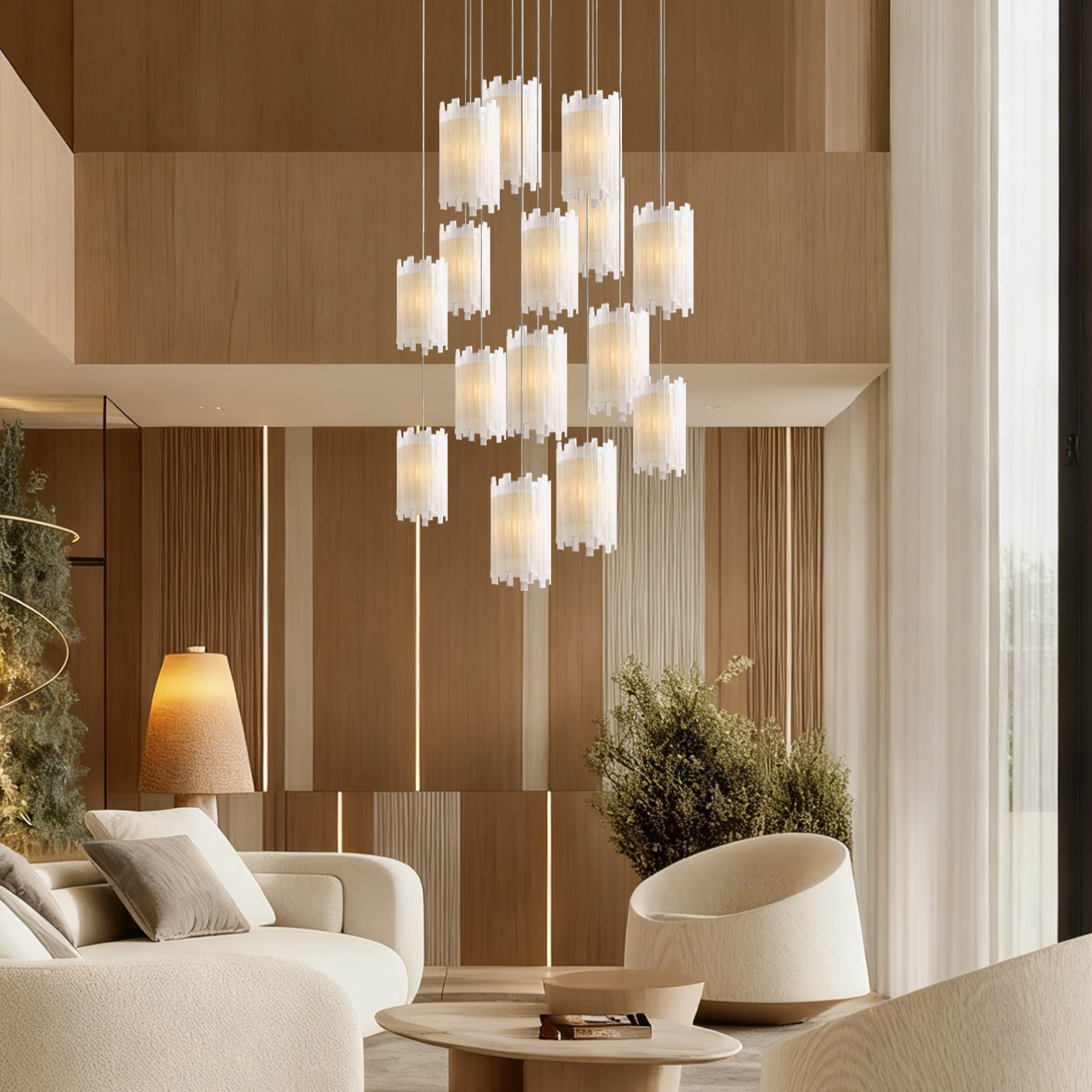 Gianna Round Chandelier 15/36 Light