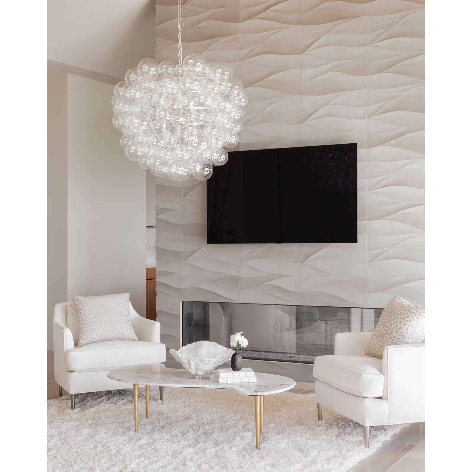 Luxelle Glass Chandelier