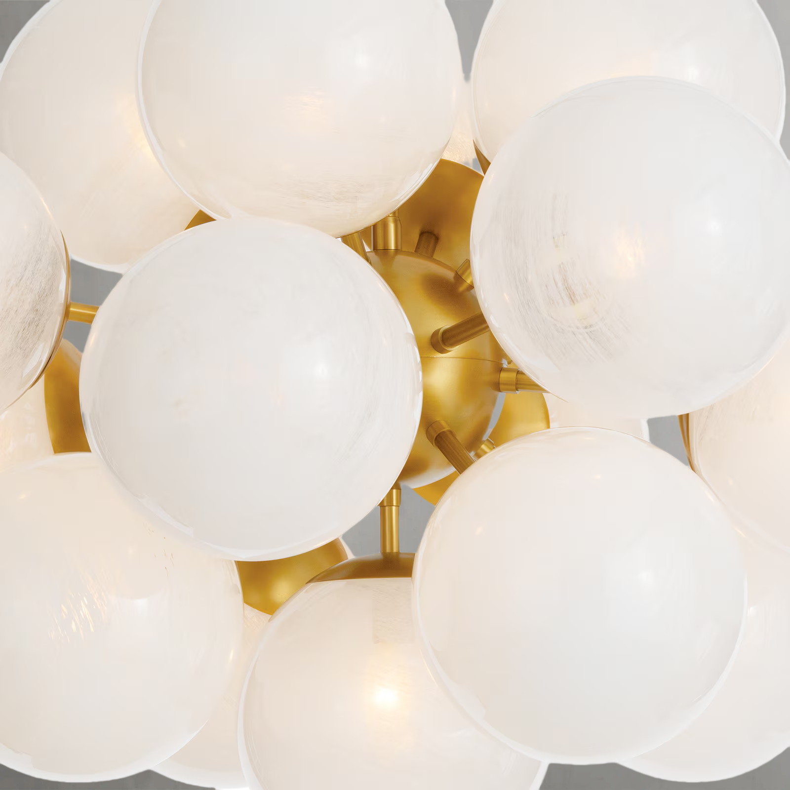 Driftelle Brass Glass Chandelier