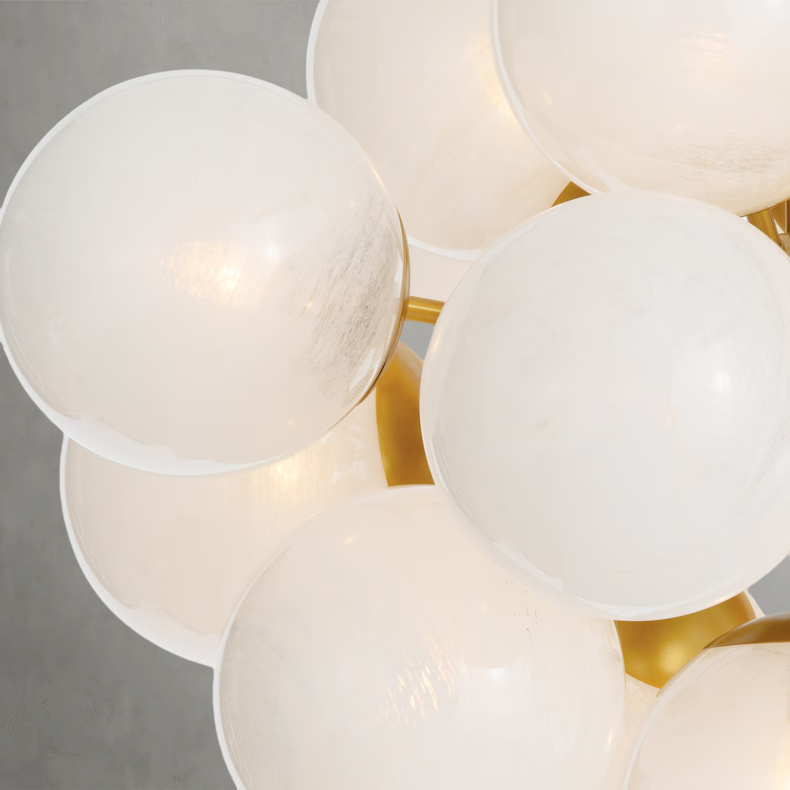 Driftelle Brass Glass Chandelier