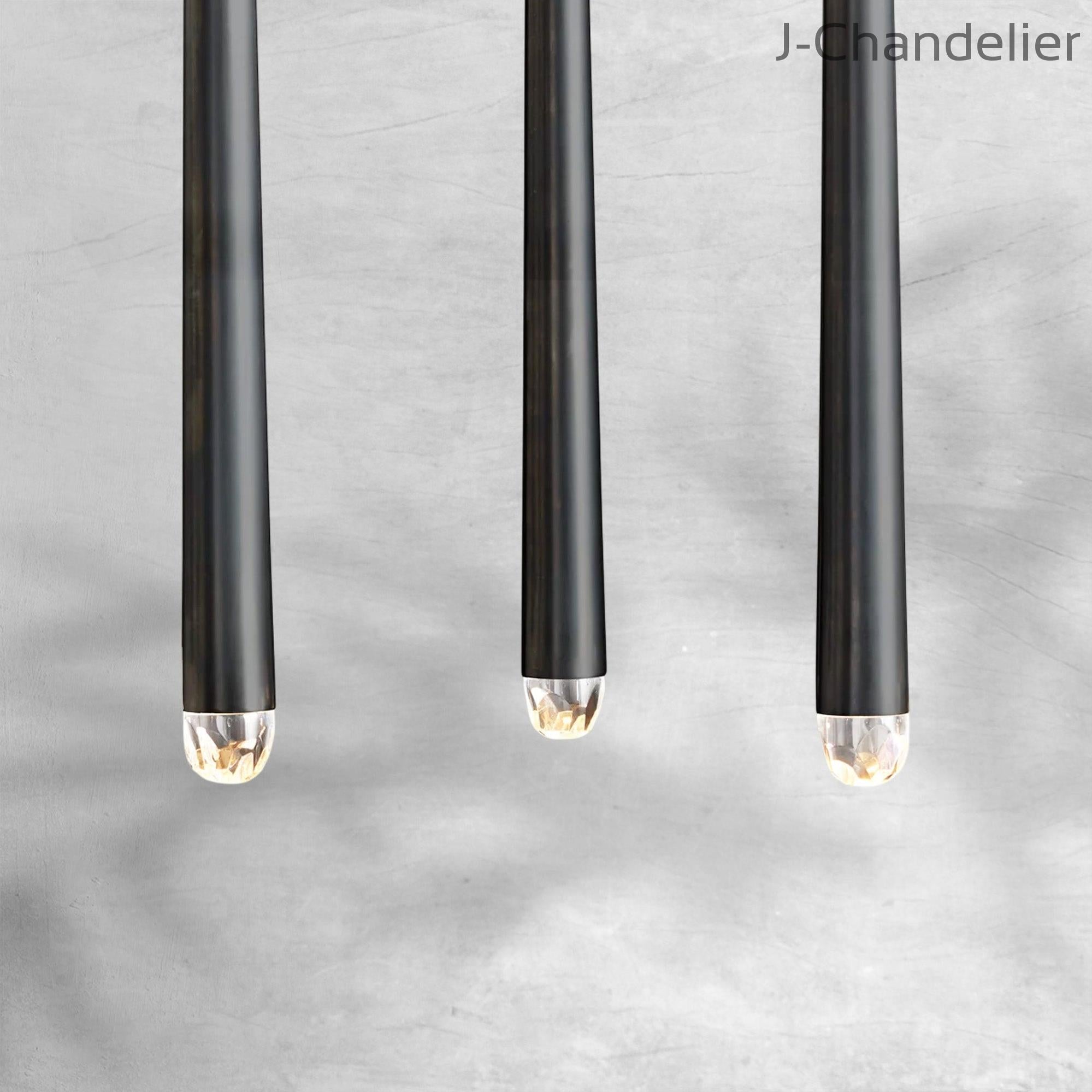 Aquitain Modern Linear Chandelier 60", 72"