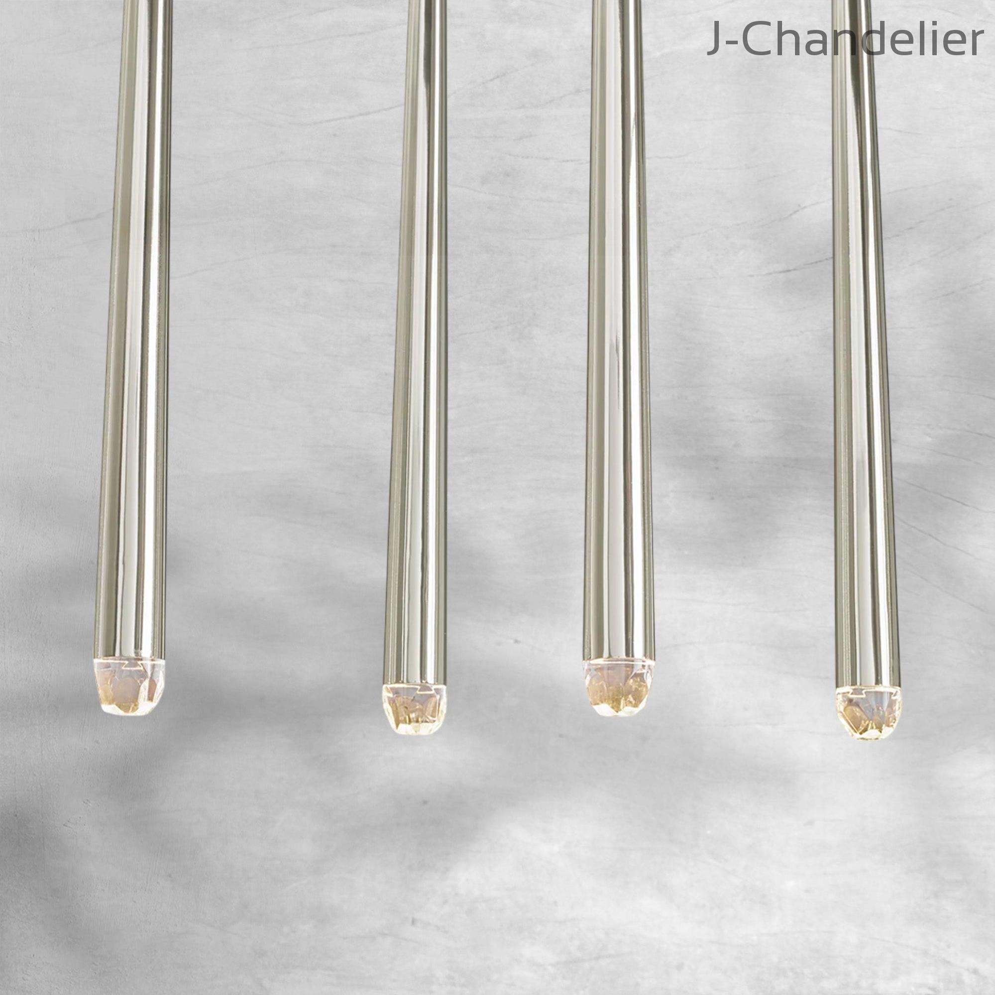 Aquitain Modern Linear Chandelier 60", 72"