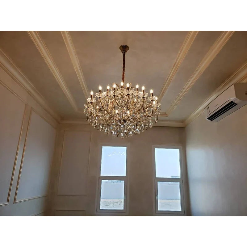 Allumage Extra Wide Classic Crystal Chandelier