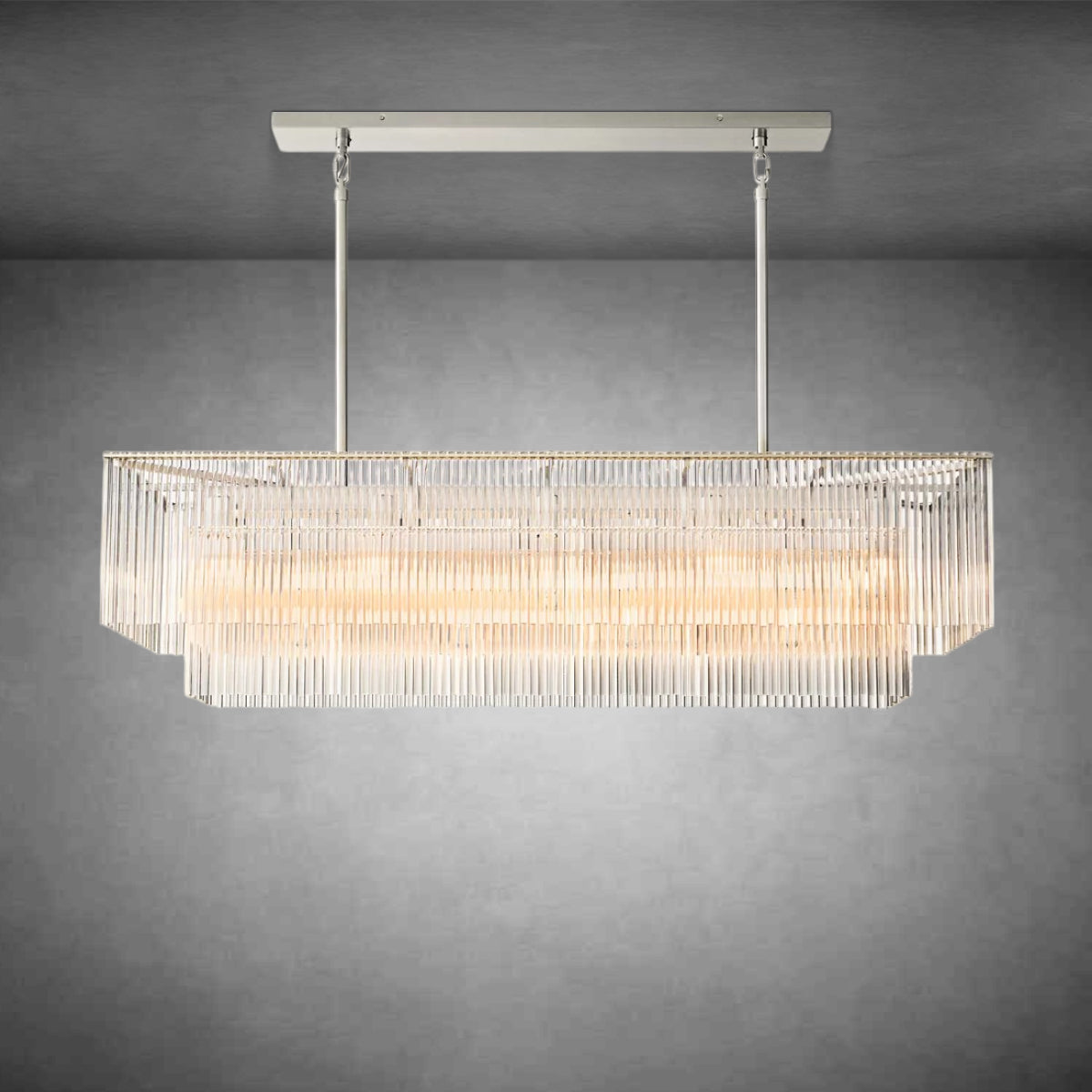 Amadeon Rectangular Chandelier 54"