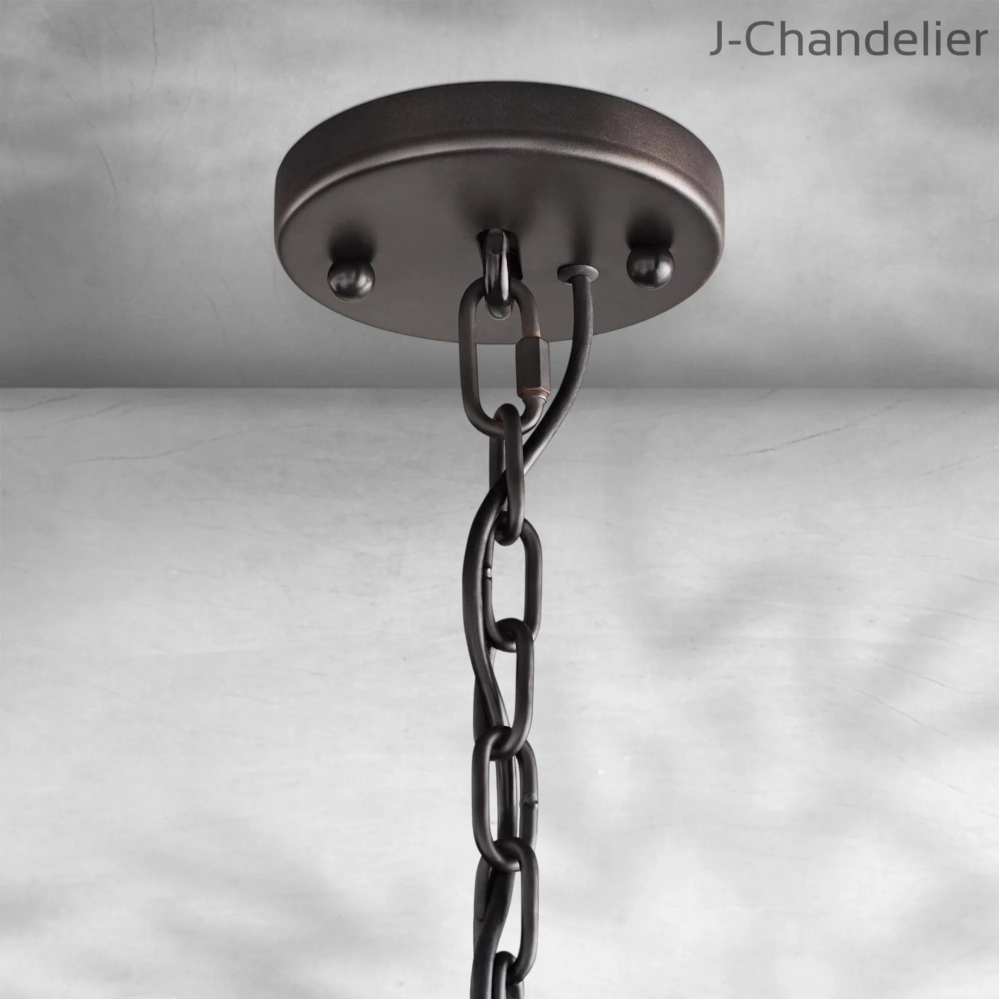 Harlew Calcite Round Chandelier 19"