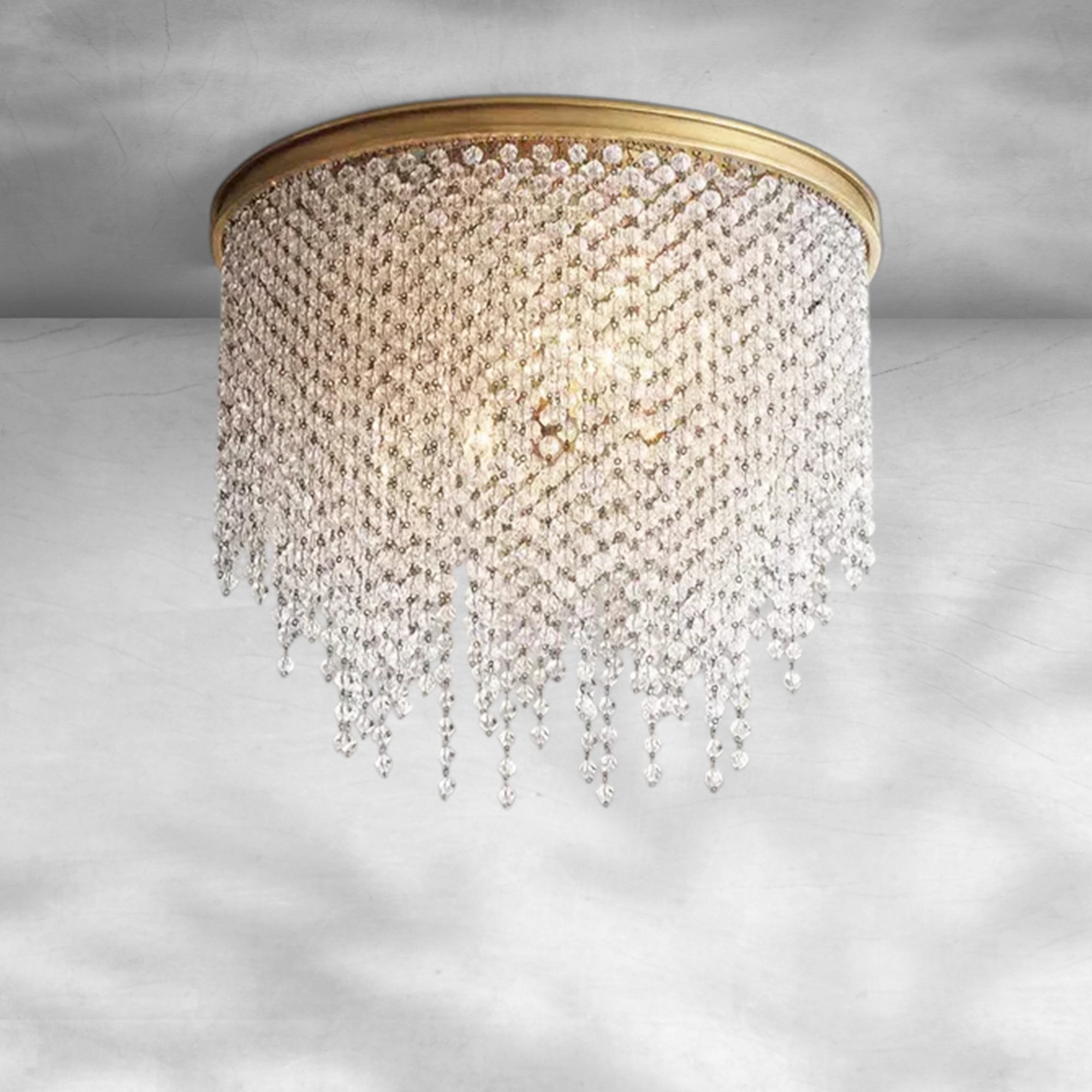 Atheno Crystal Flushmount