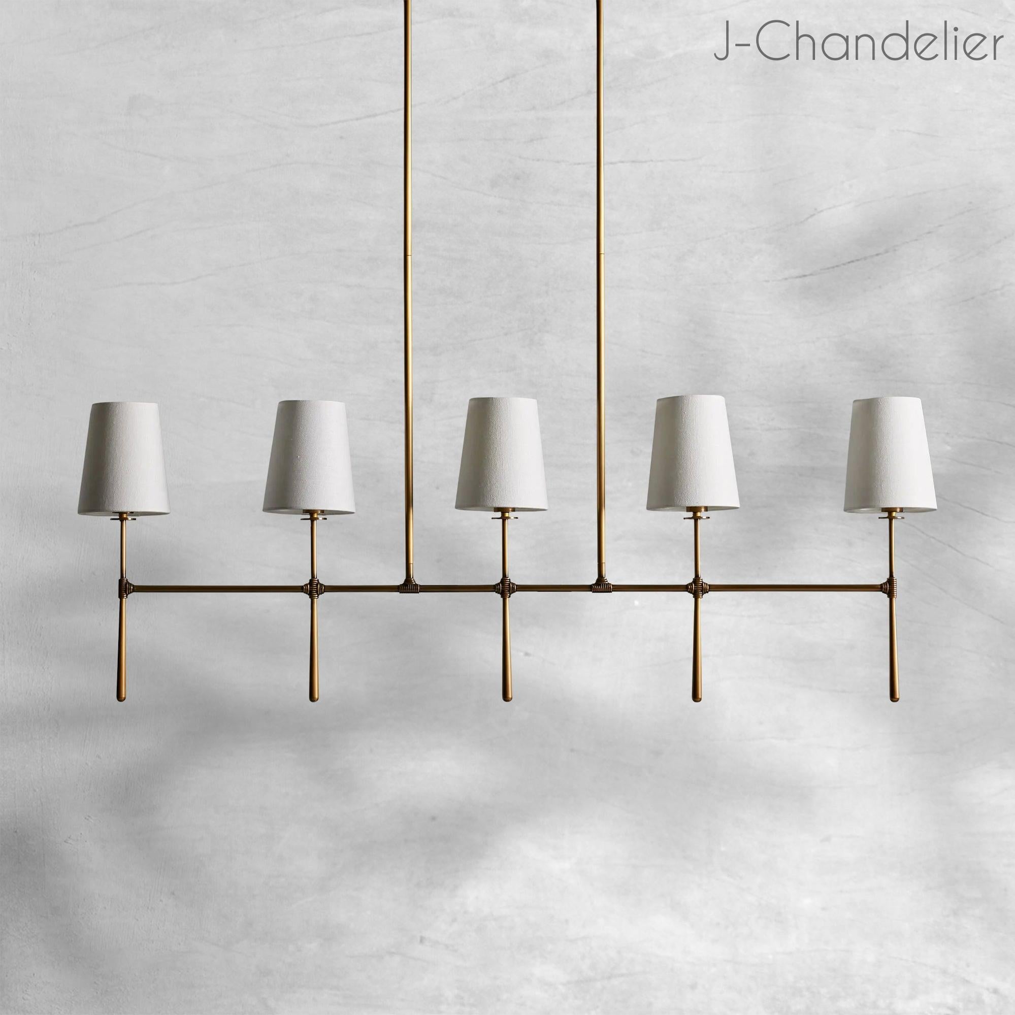 Rhodes Linear Chandelier 5/6 Light