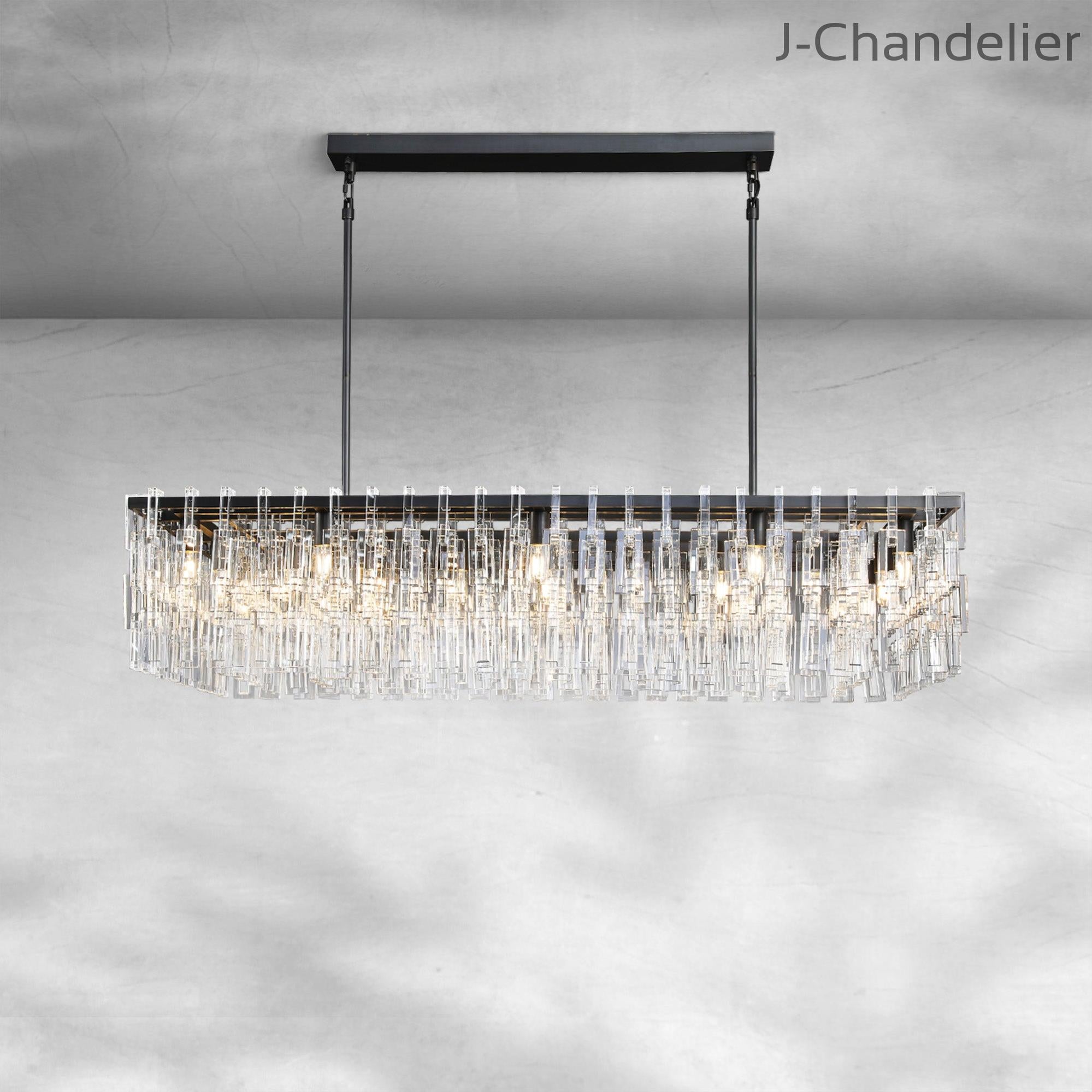Marigan Modern Rectangular Chandelier 60"