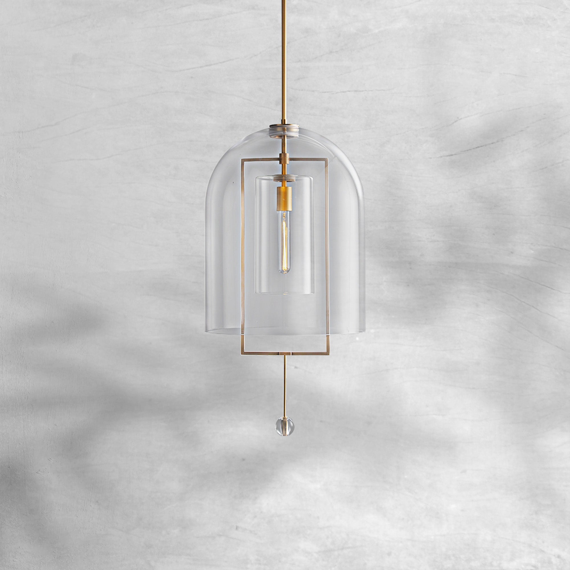 Fable Glass Pendant Light 28"H, 32"H