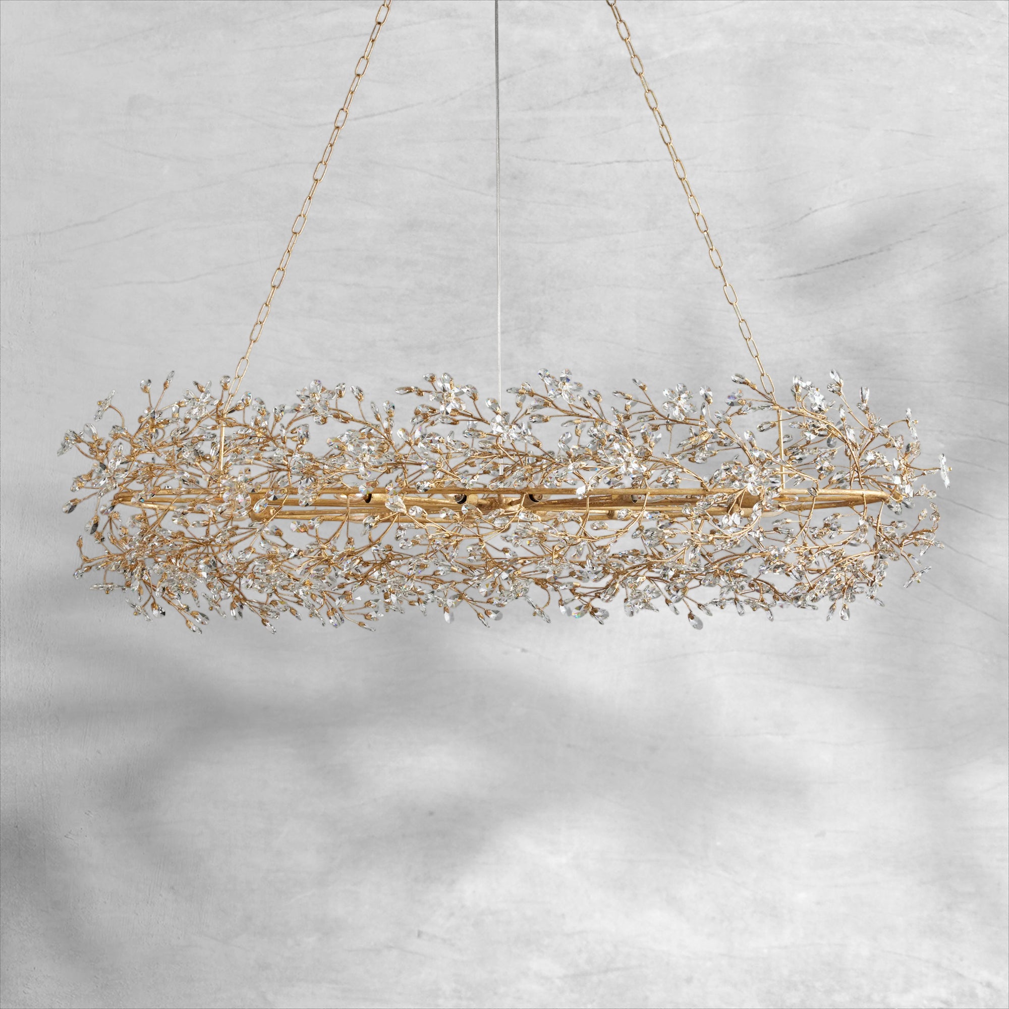 Fiore Oval Chandelier 62''74''