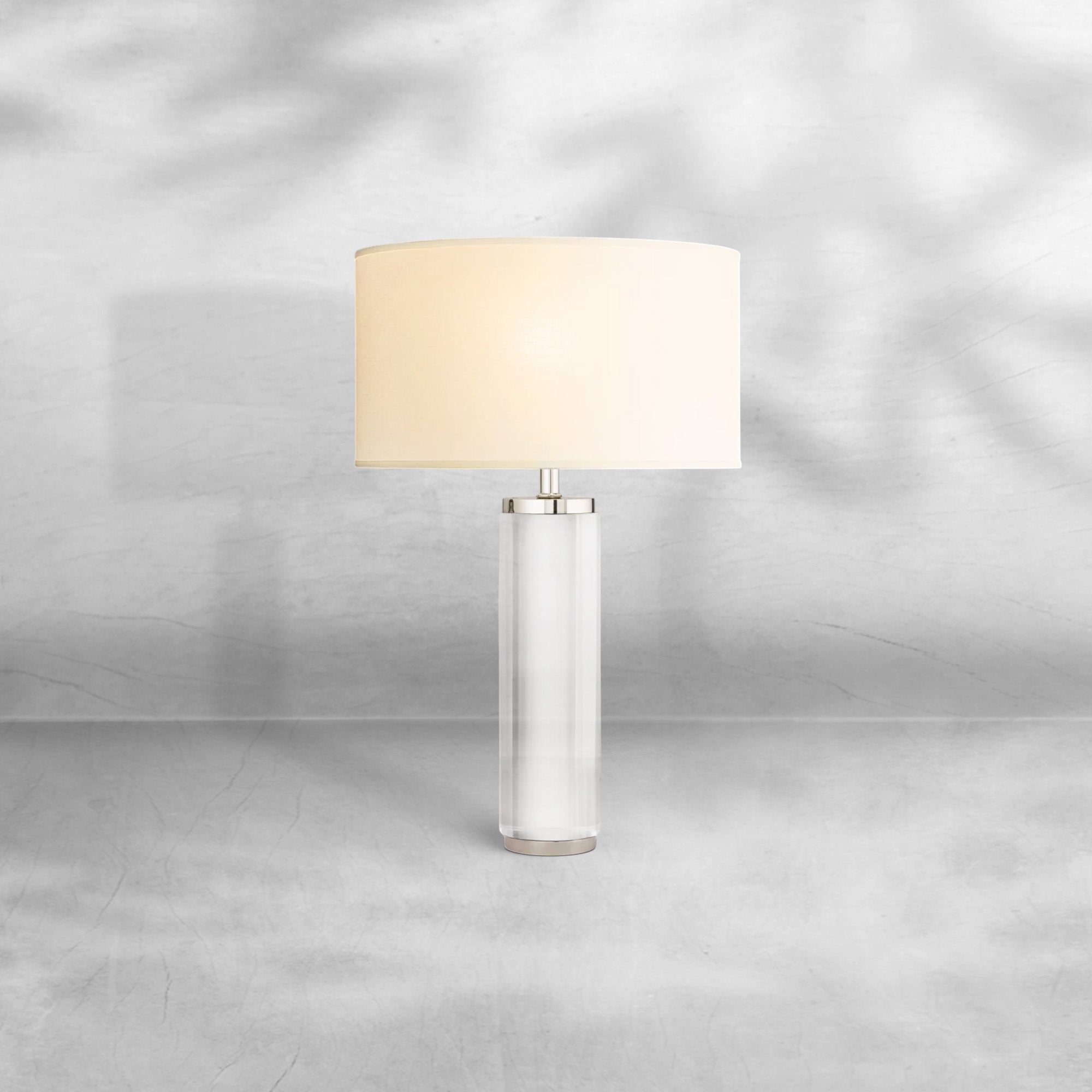 Cylindrical Crystal Table Lamp