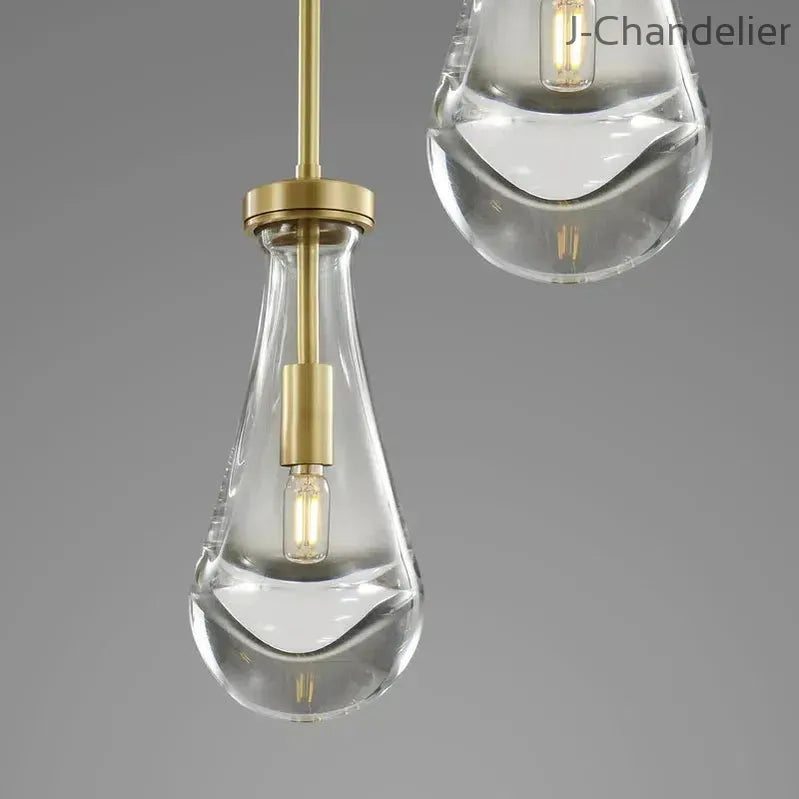 Raindrop Linear Chandelier 5-Light 36"