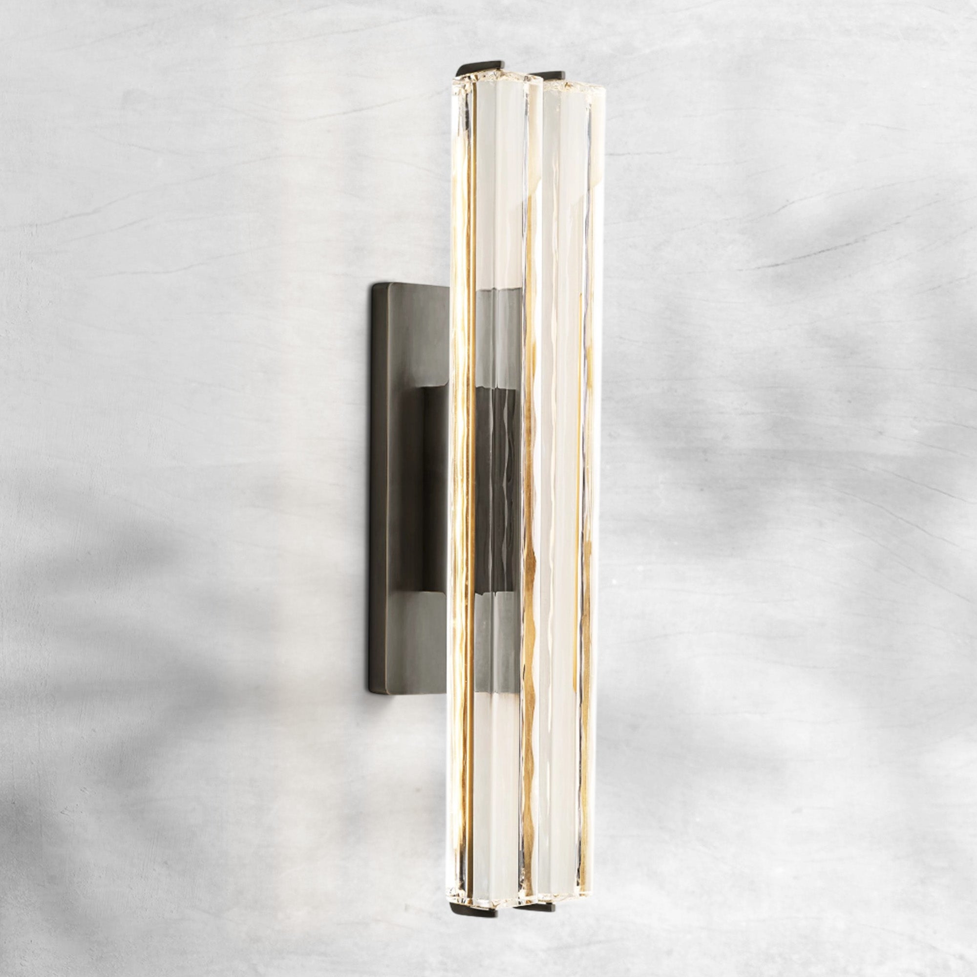 Auduban Crystal Double Sconce