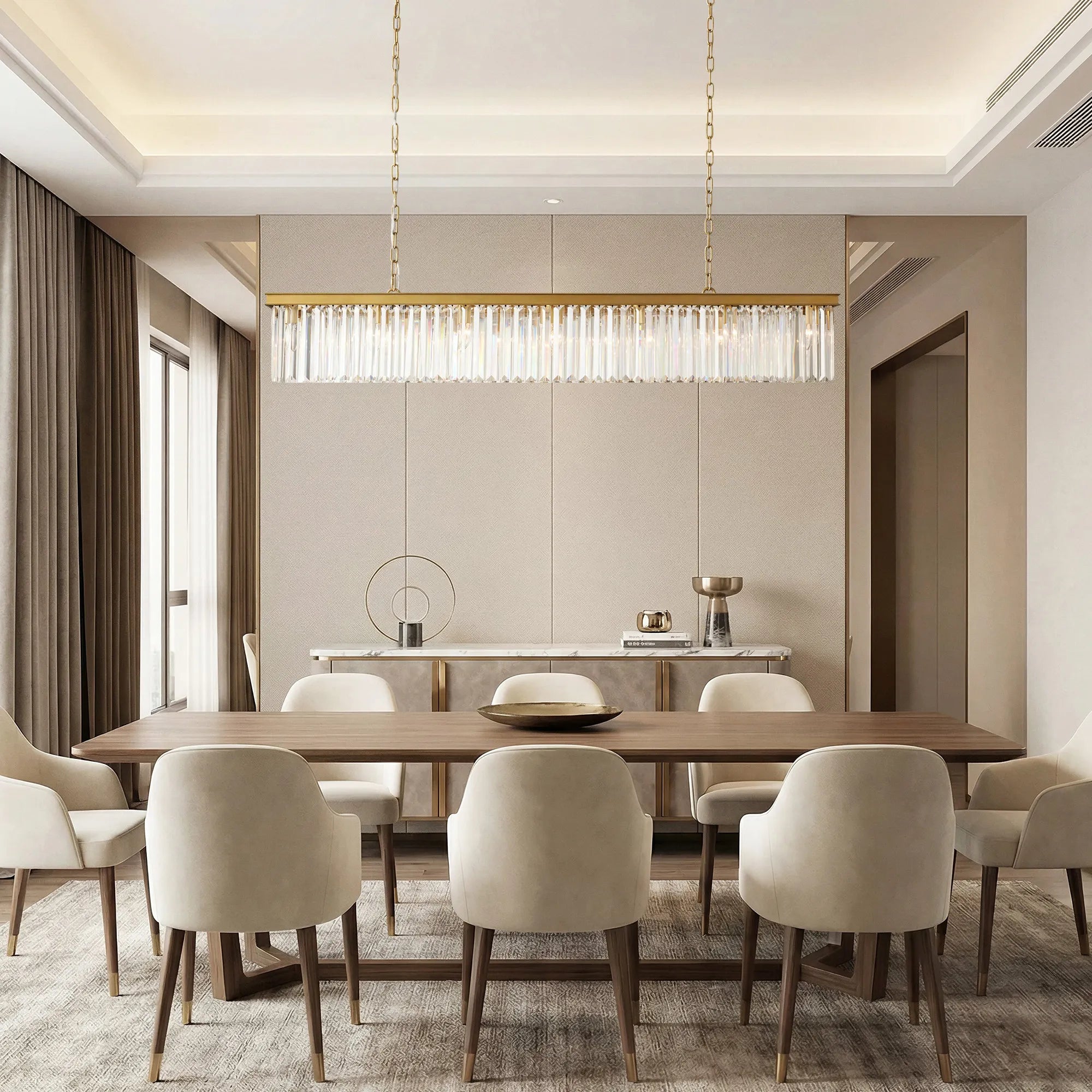 Leyland Rectangular Chandelier 60''72''