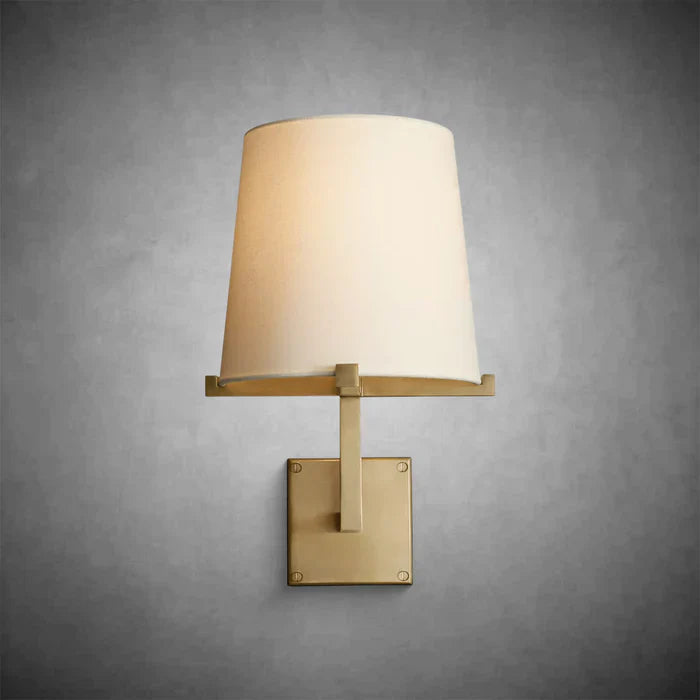 Paricia Fabric Shade Grand Sconc