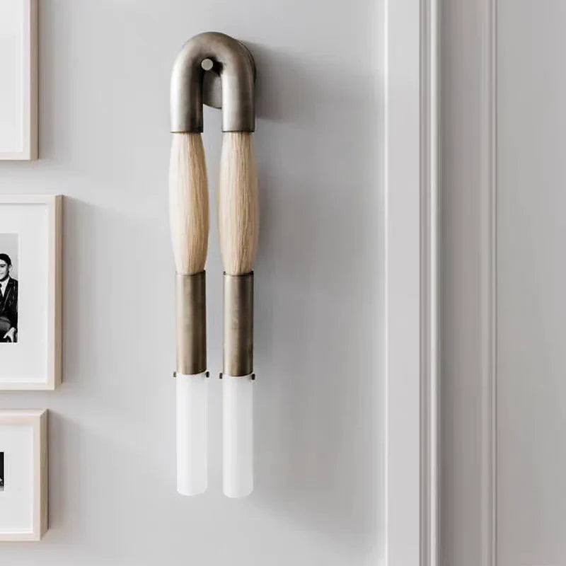 Double Head Antonia Horsehair Sconce