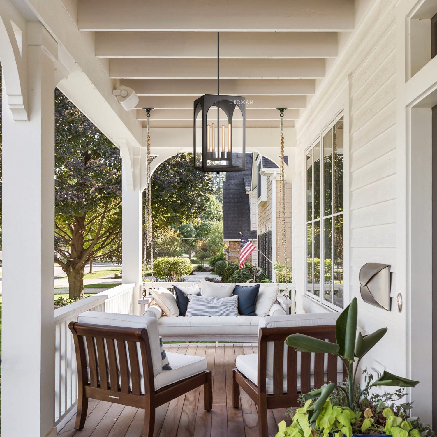 Palladian Outdoor Pendant