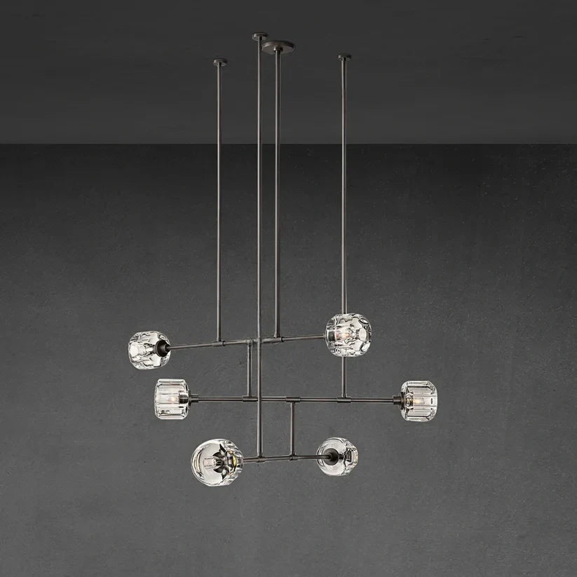 Demaket Mobile Round Chandelier 48" 62"