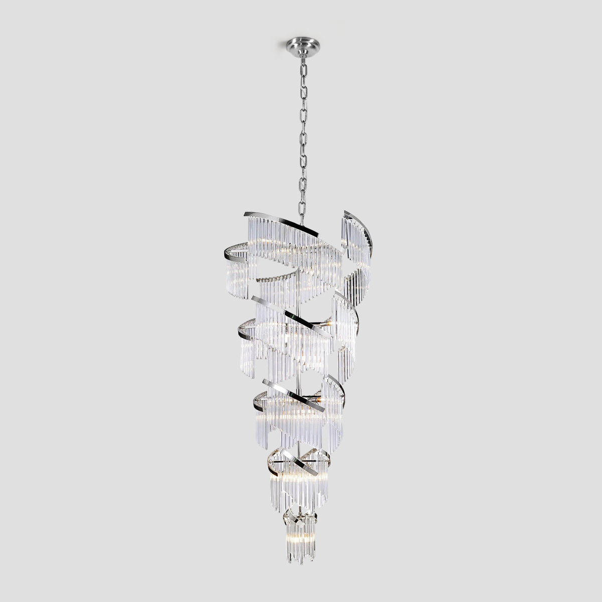 Twin Palms Multi-Tier Crystal Chandelier