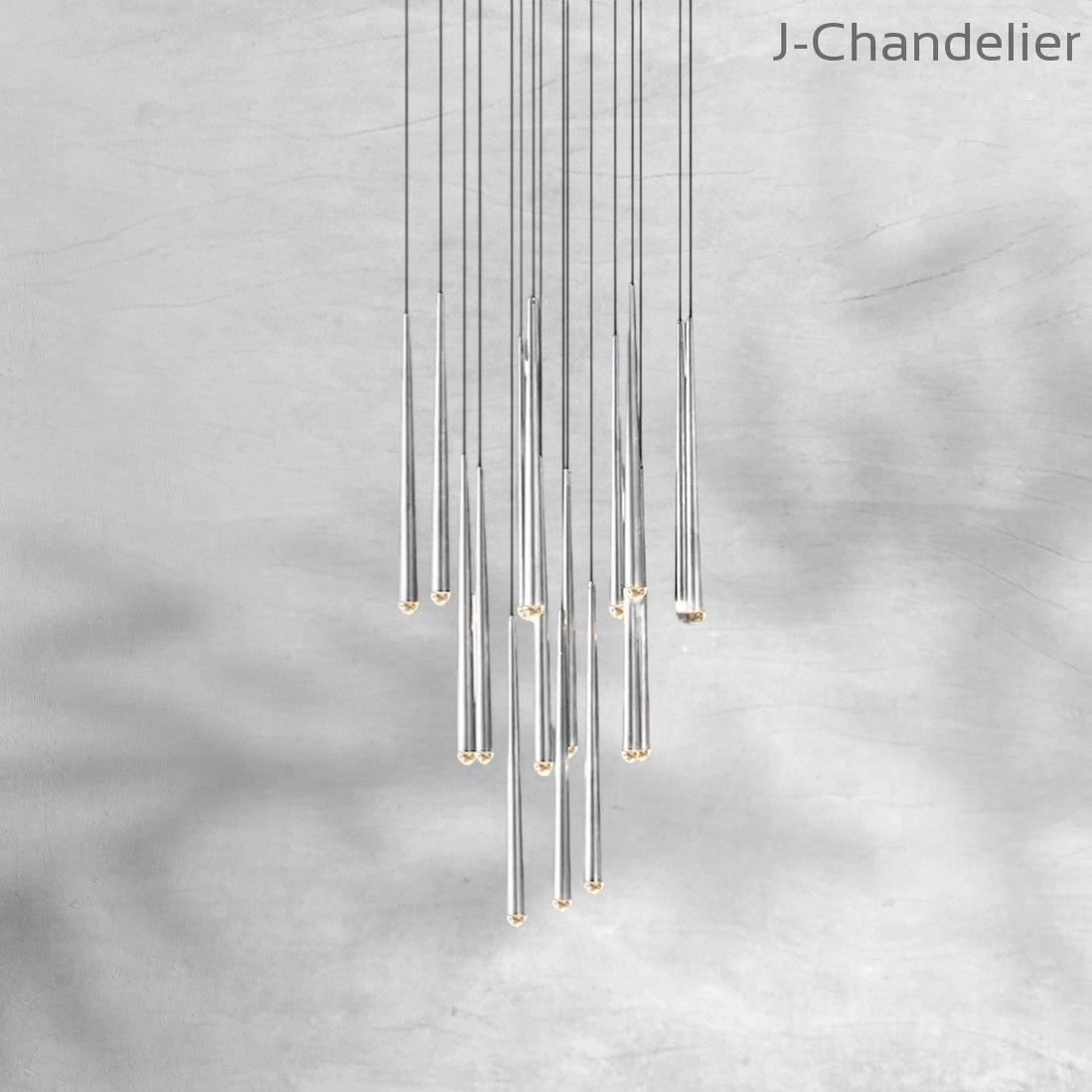 Aquitain Modern Round Chandelier 30"