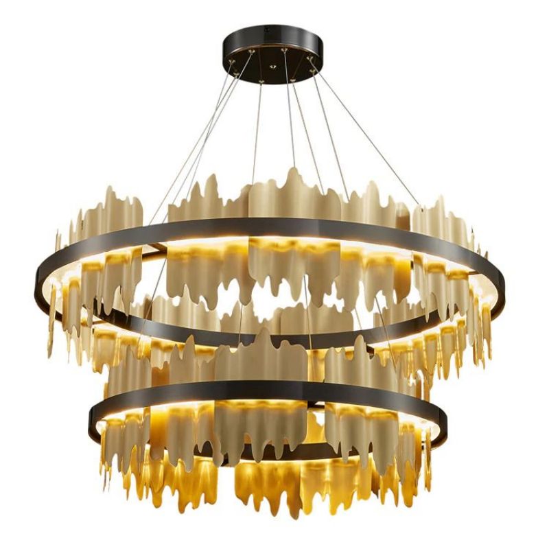 JC Morden 2-Tier Round Chandelier