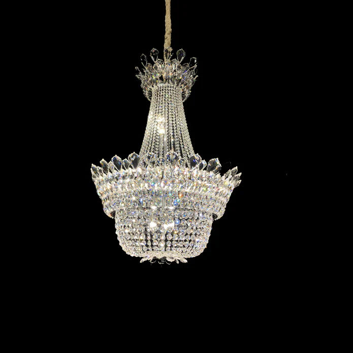 Luxury Empire Branch Crystal Chandelier Pendant Light for Entryway and Foyer