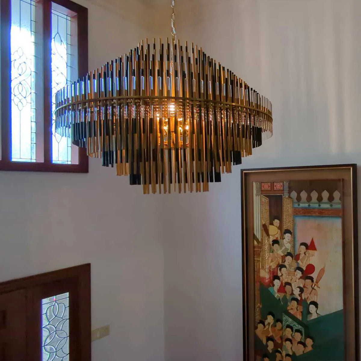 Emila Sculpture Round Chandelier 24", 32", 42"