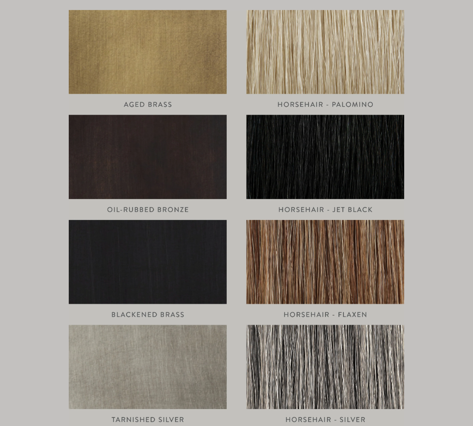 Double Head Antonia Horsehair Sconce