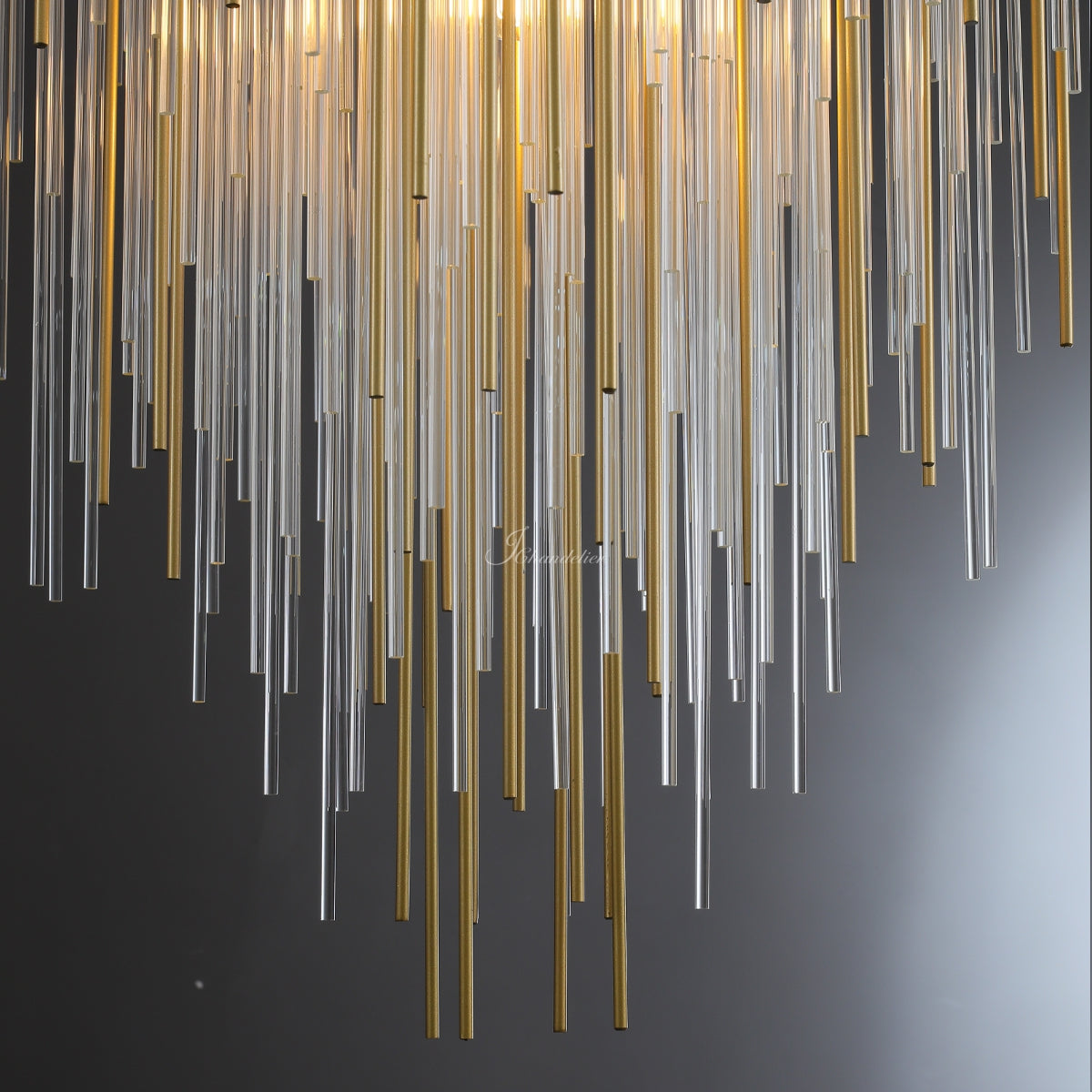Casa Square Chandelier 21"30"