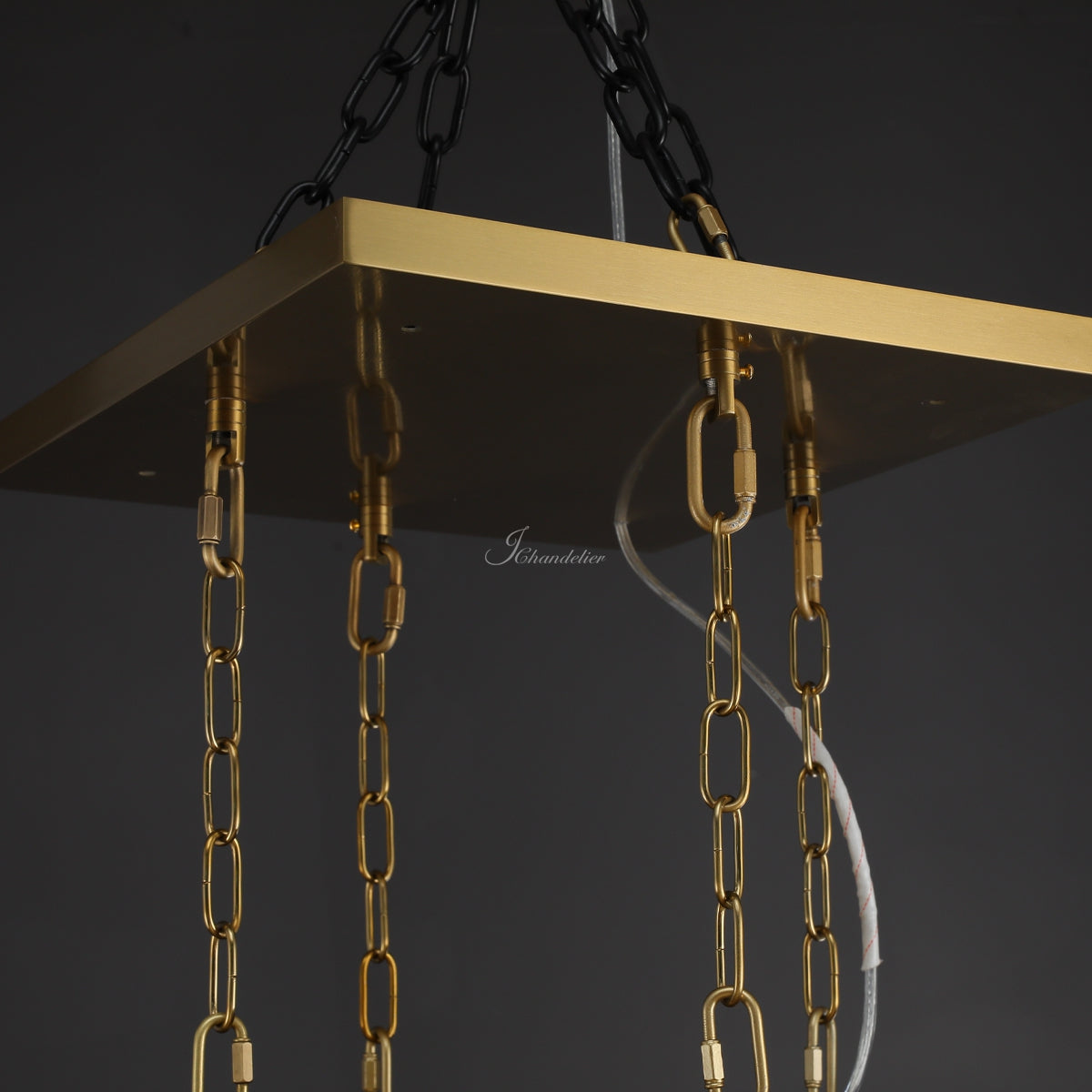 Casa Square Chandelier 21"30"