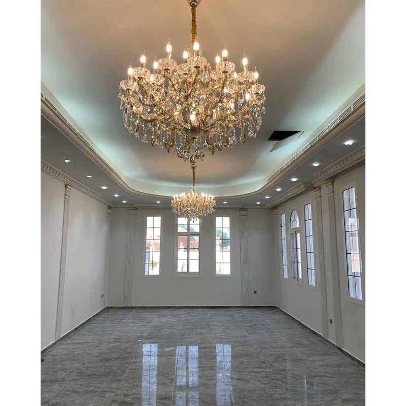 Allumage Extra Wide Classic Crystal Chandelier