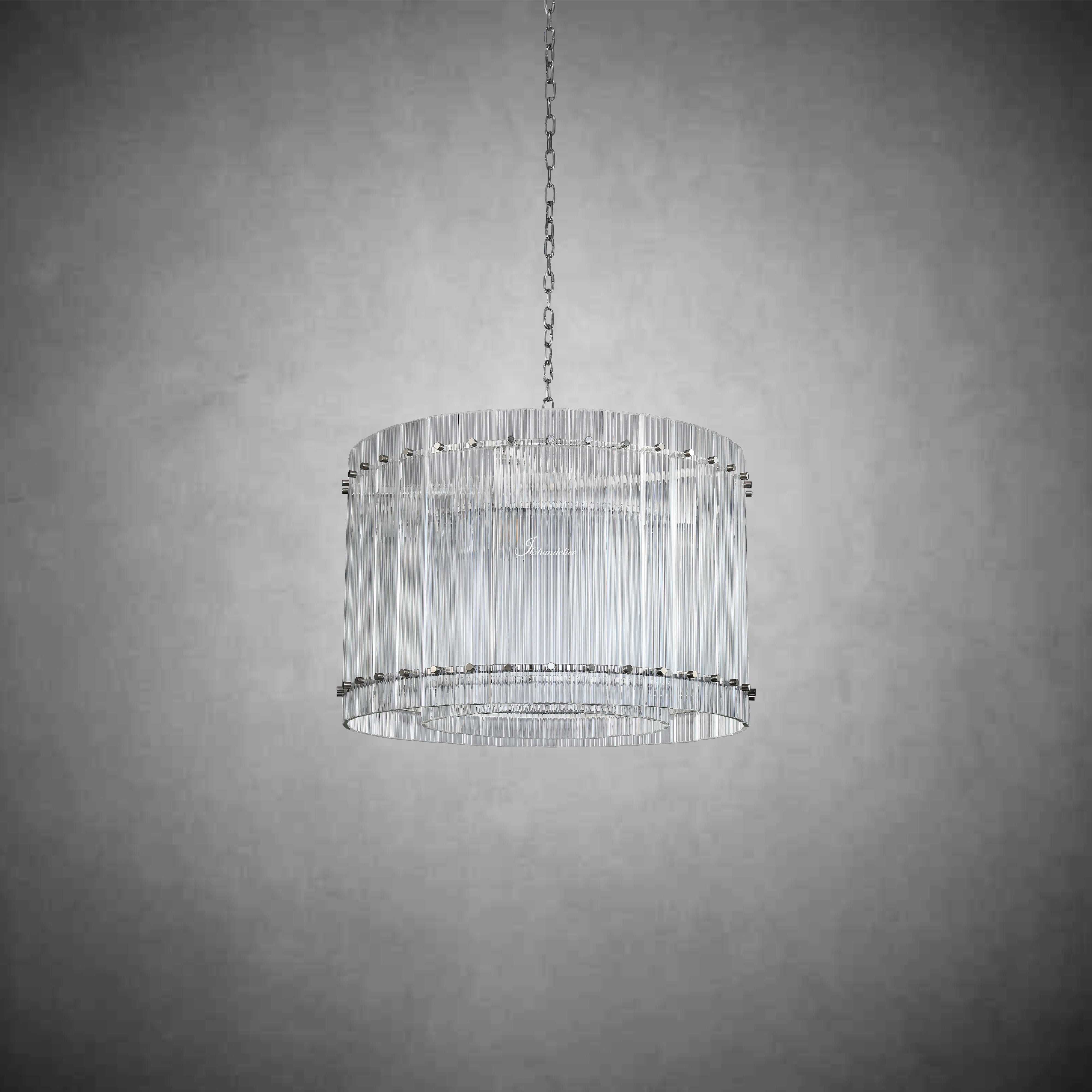 Sun Marcus Glass Round Chandelier 22"