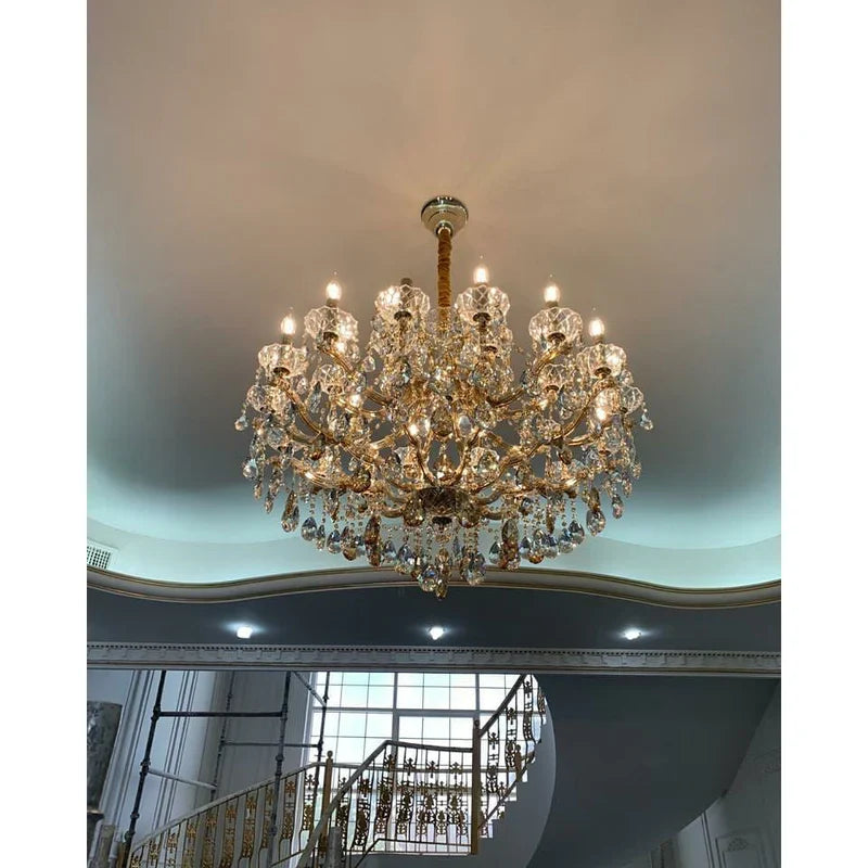 Allumage Extra Wide Classic Crystal Chandelier