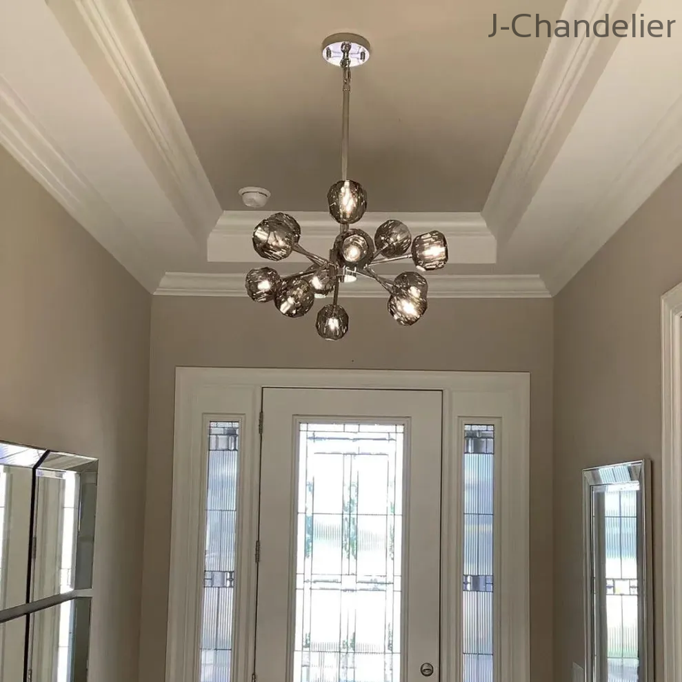 Bille De Crystal Round Chandelier 24"