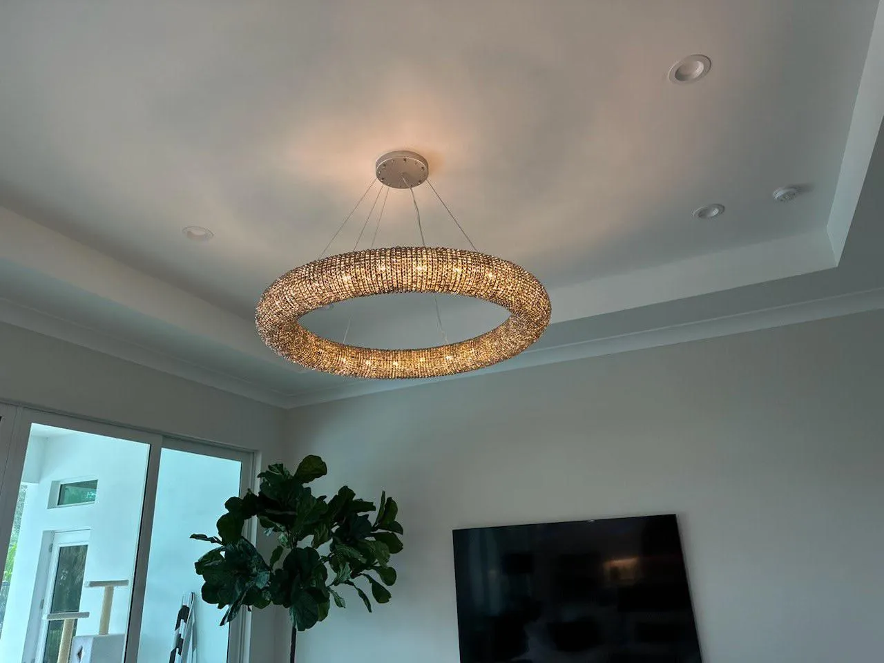 Halos Crystal Round LED Chandelier 32"41"59"72"