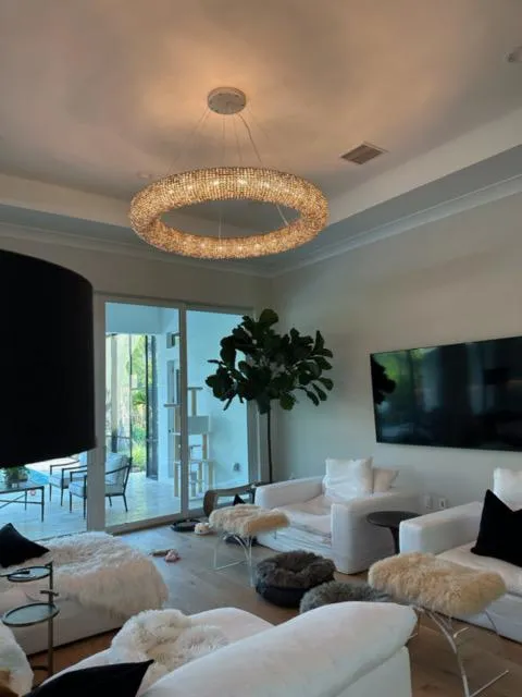 Halos Crystal Round LED Chandelier 32"41"59"72"