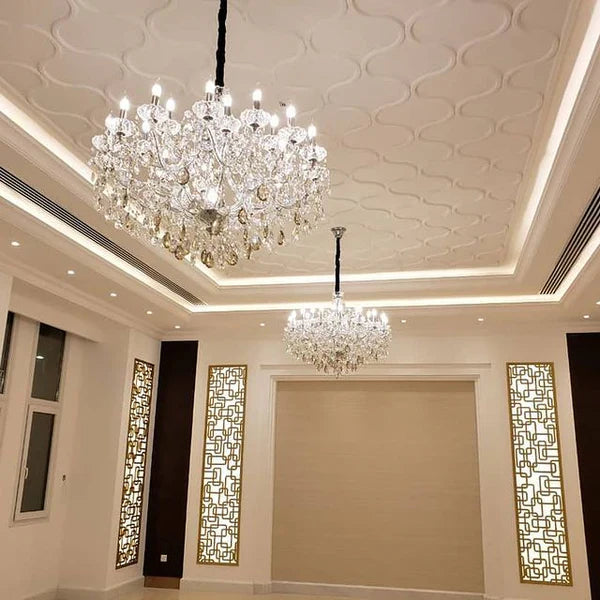 Allumage Extra Wide Classic Crystal Chandelier