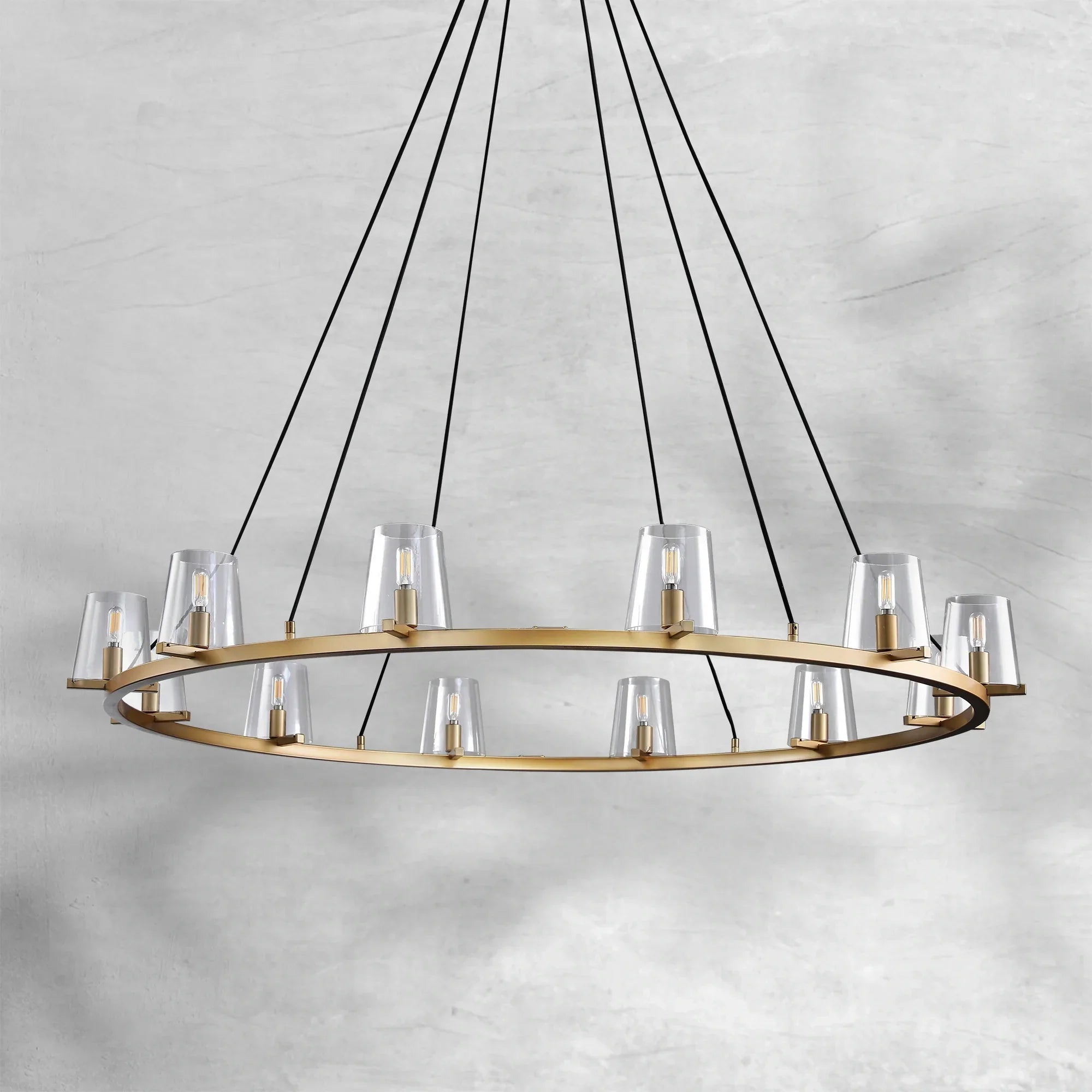 Paricia Glass Round Chandelier 36"48"60"