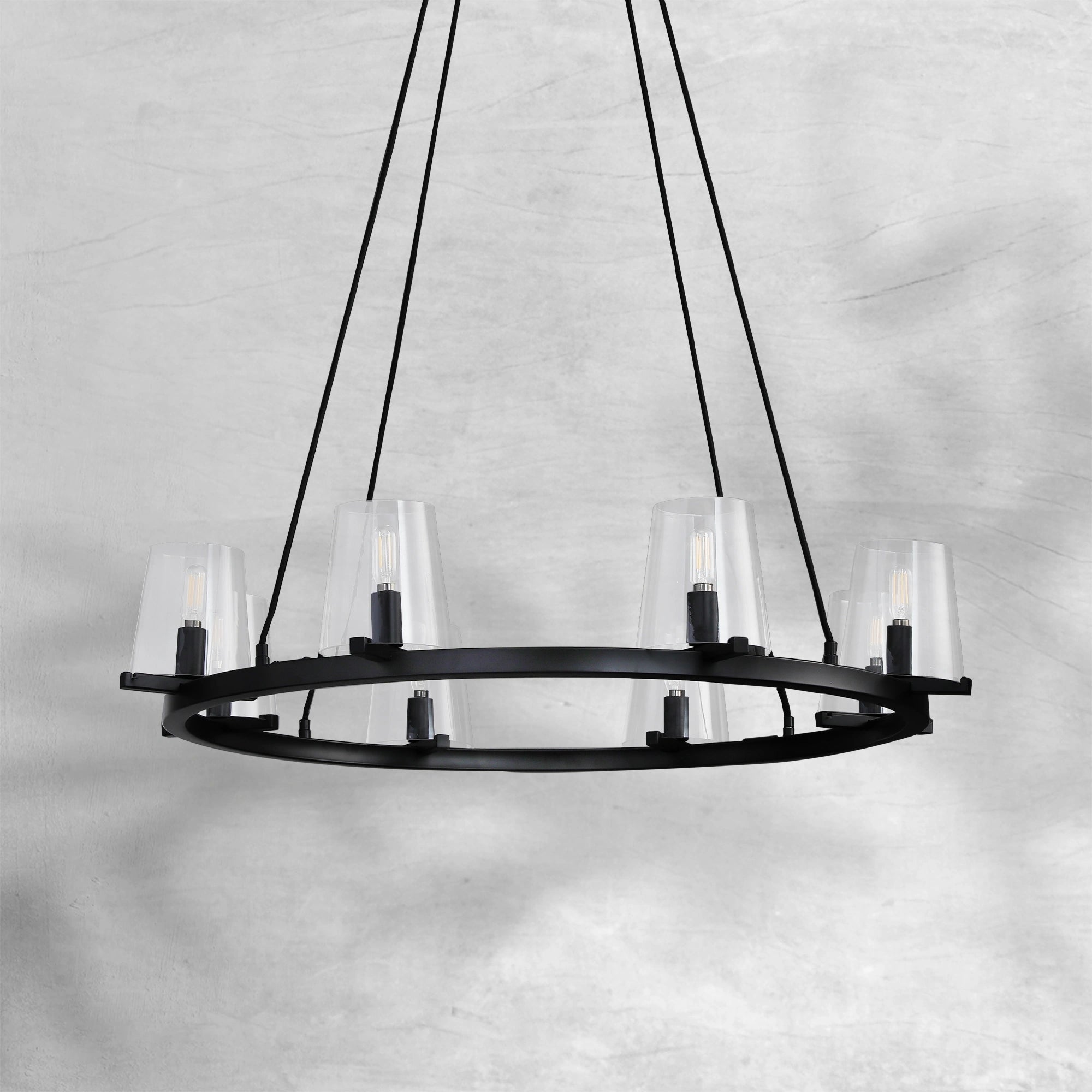 Paricia Glass Round Chandelier 36"48"60"