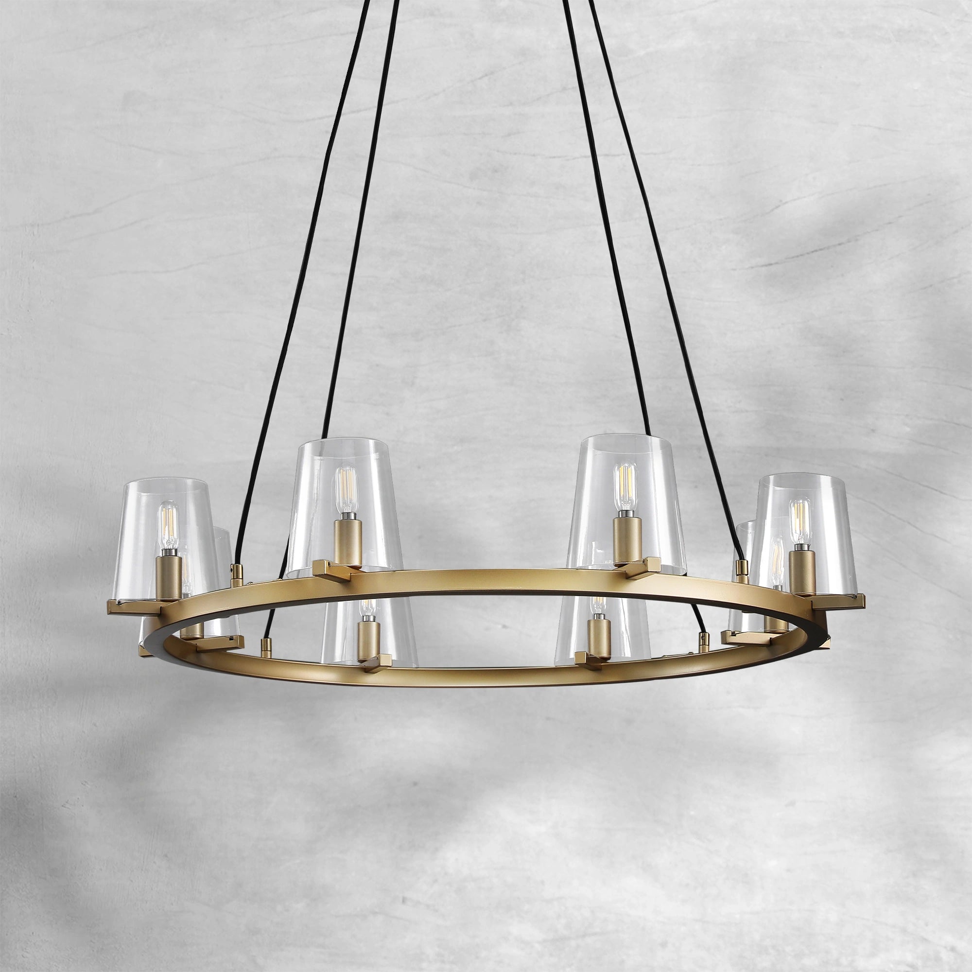 Paricia Glass Round Chandelier 36"48"60"