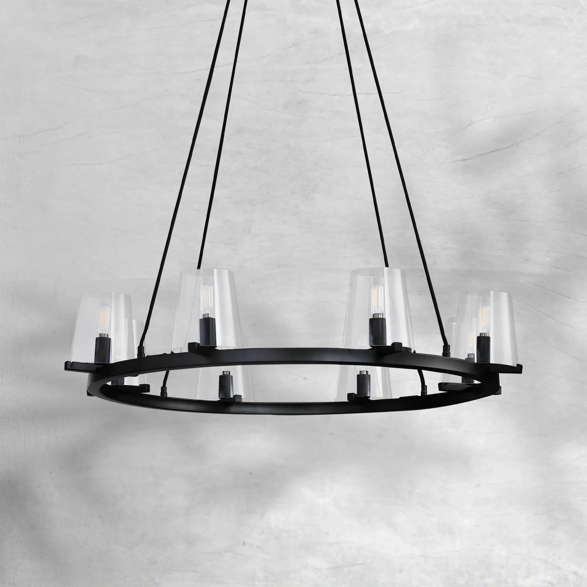 Paricia Glass Round Chandelier 36"48"60"