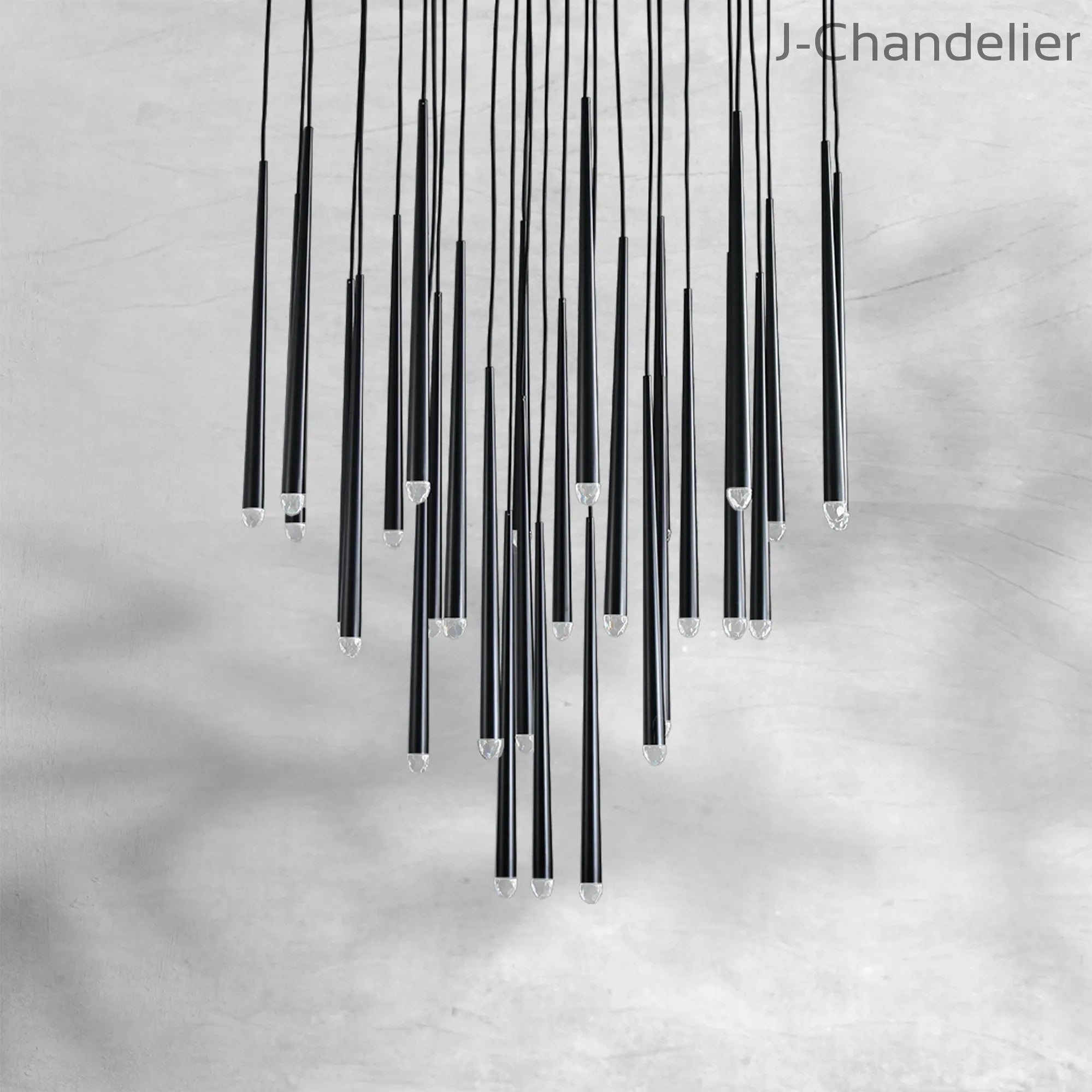 Aquitain Modern Round Chandelier 48"