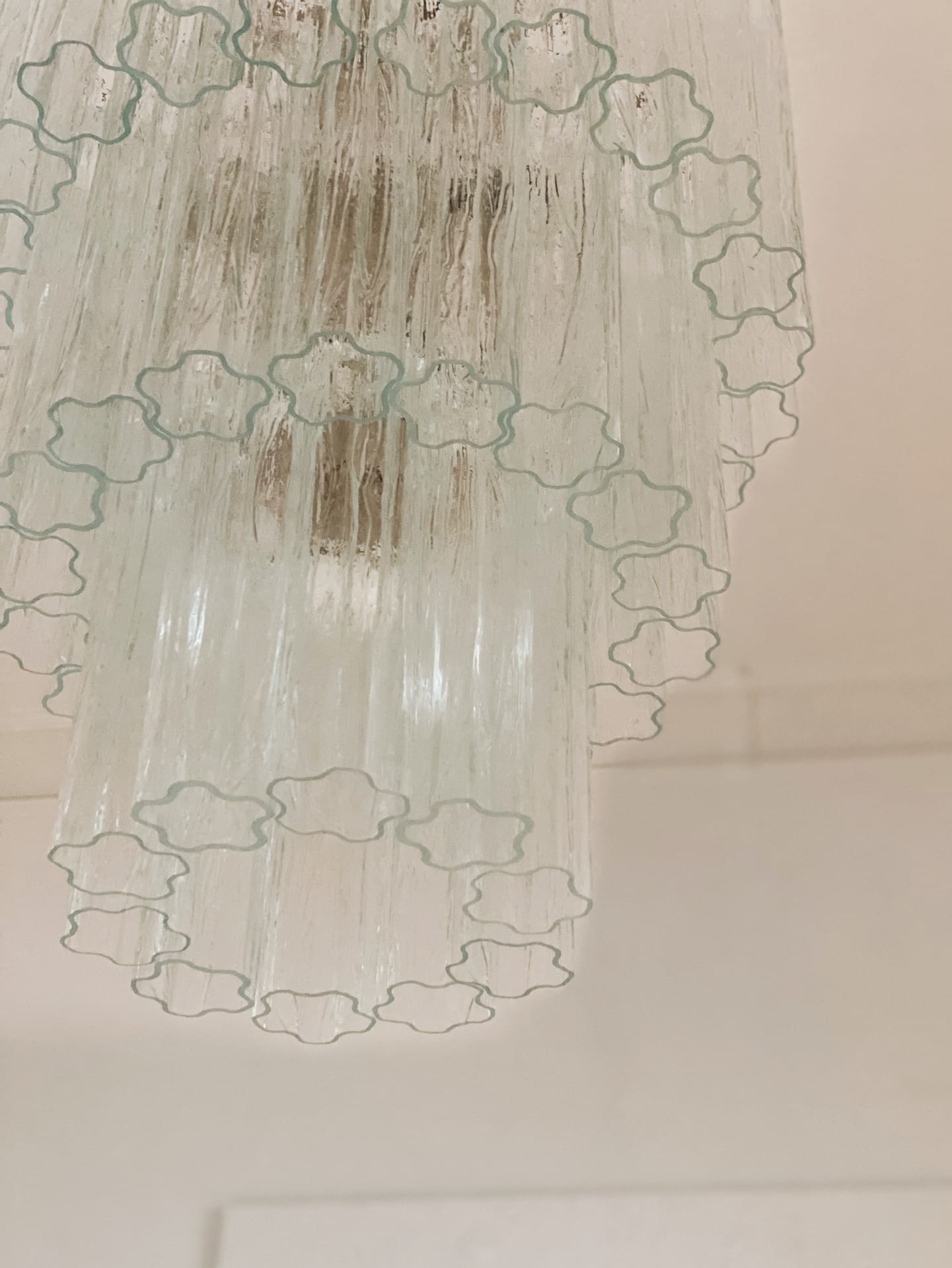Murano Chandelier – 52 tubes – Transparent
